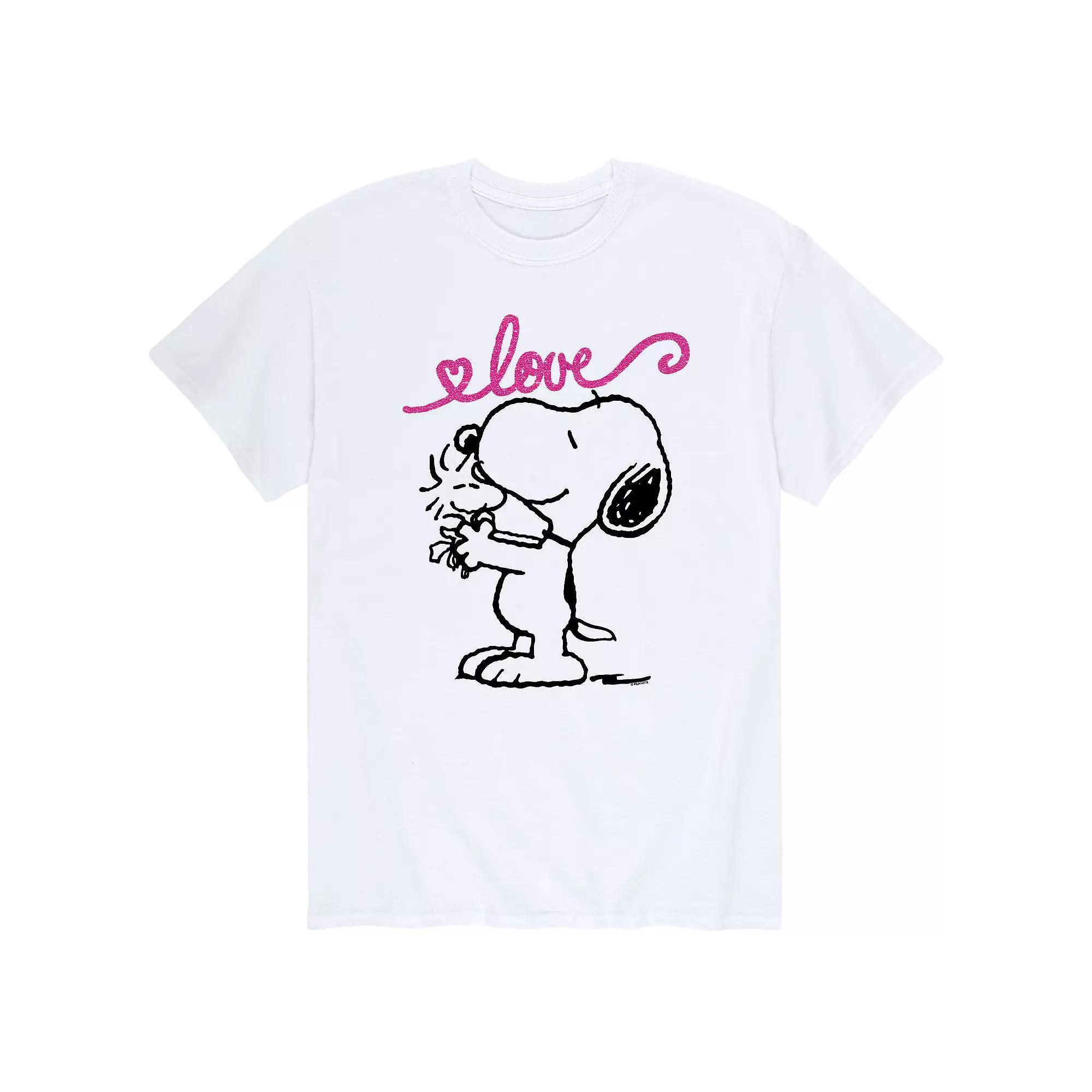 Men's Peanuts Valentine's Day Snoopy Love Tee,  Product Image