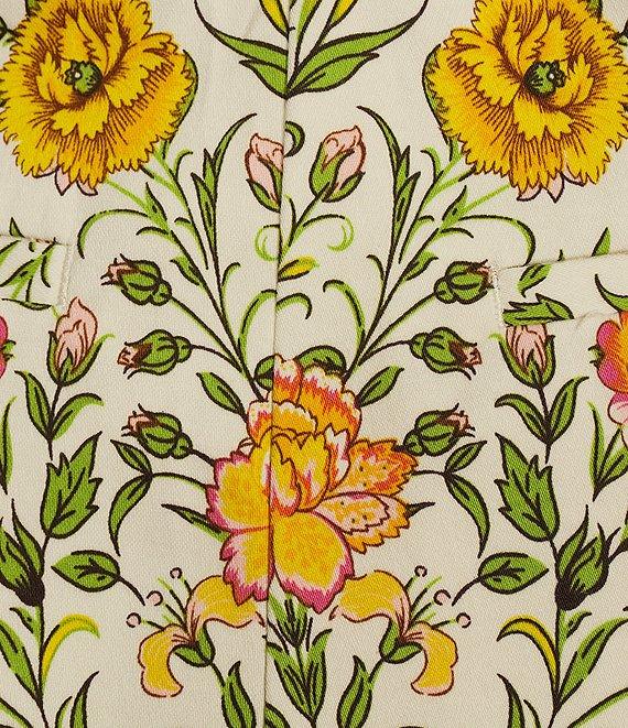 A Loves A Woven Floral High Rise Pleated Front Trouser Coordinating Shorts Product Image