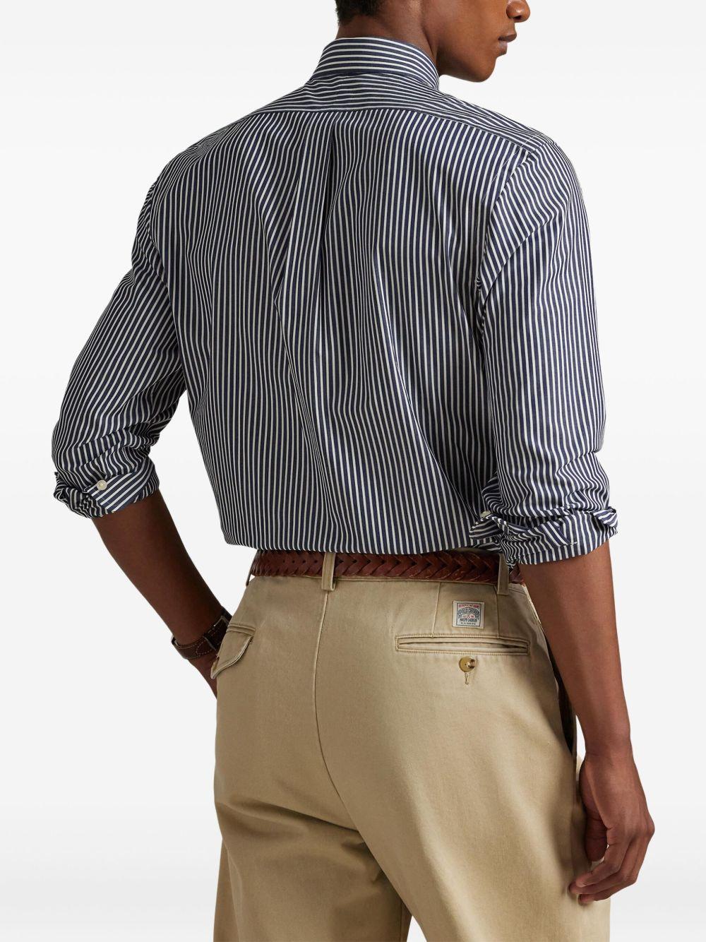 striped button-down shirt Product Image