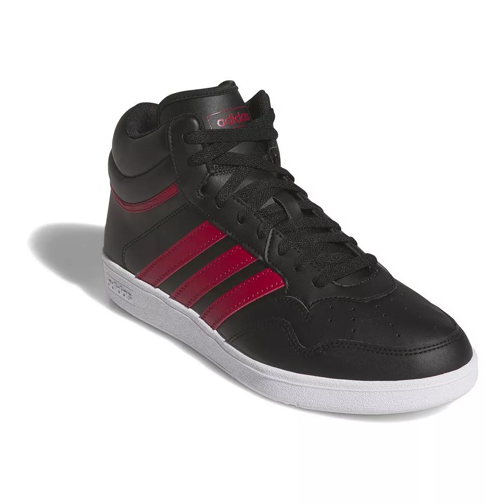 adidas Hoops 4.0 Mid Sportswear Men's Basketball Shoes, Size: 6, Black Team Victory Red Product Image