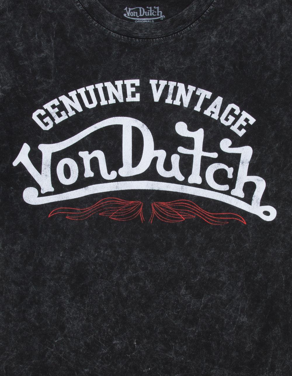 VON DUTCH Vintage Mens Tee - BLACK Product Image