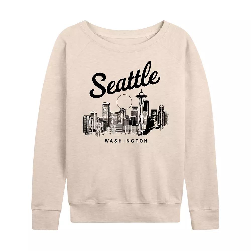 Women's Seattle Washington French Terry Long Sleeve Tee, Girl's,  Product Image
