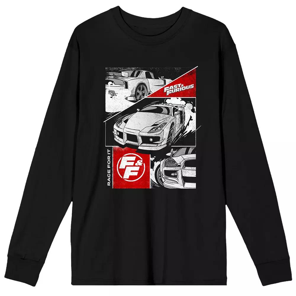 Men's The Fast And The Furious Race For It Long Sleeve Tee,  Product Image