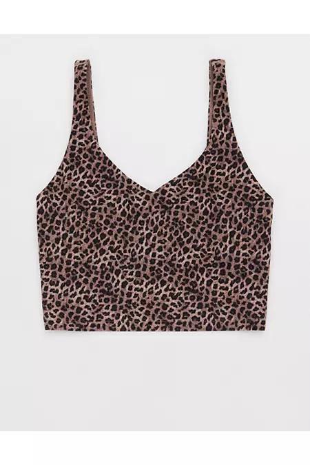 OFFLINE By Aerie Real Me Low Key Longline Sports Bra Women's Product Image