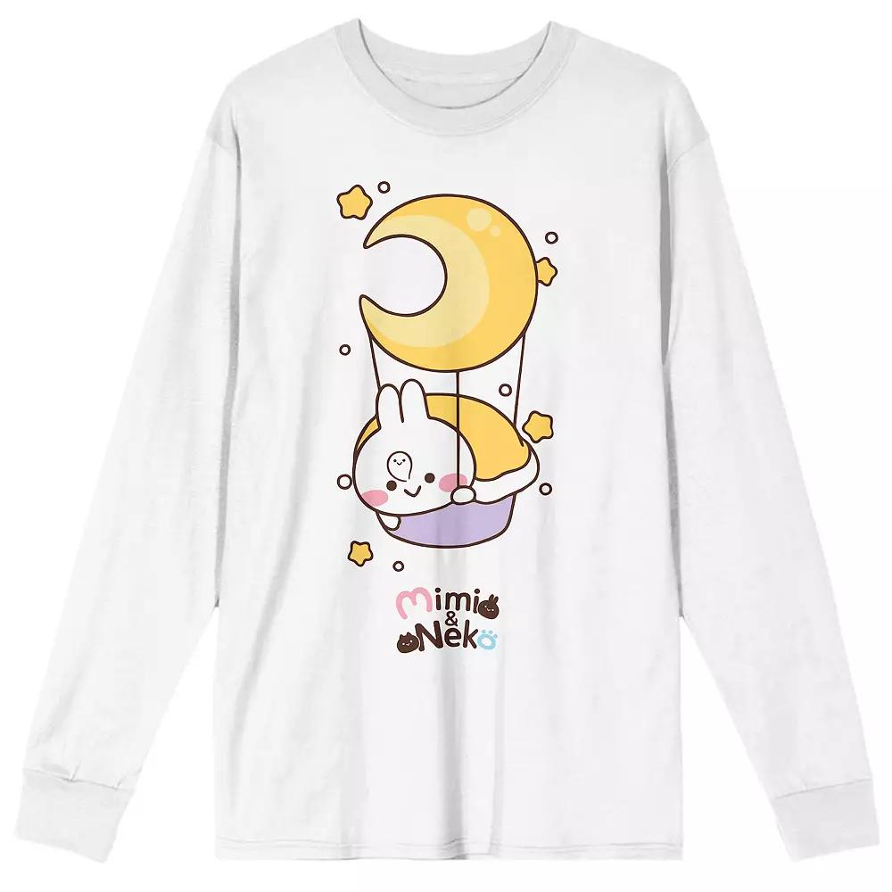 Men's Mimi & Neko Mimi Night Moon Long Sleeve Tee,  Product Image