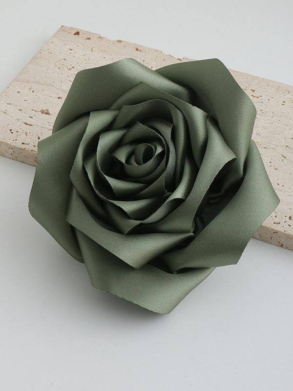 Flower Shape Solid Color Brooch Accessories Product Image