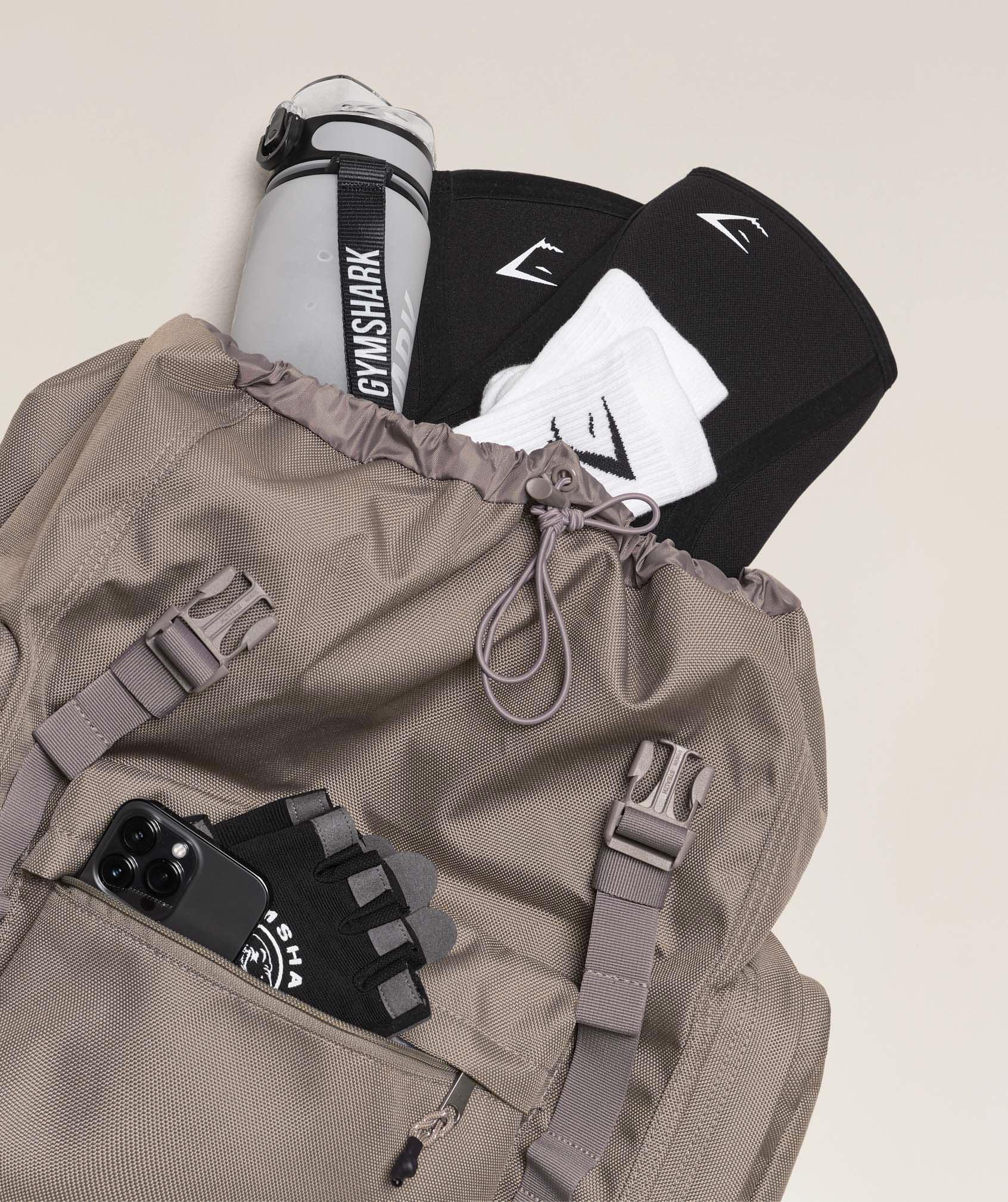 Gymshark Bulk Backpack - Linen Brown Unisex Product Image