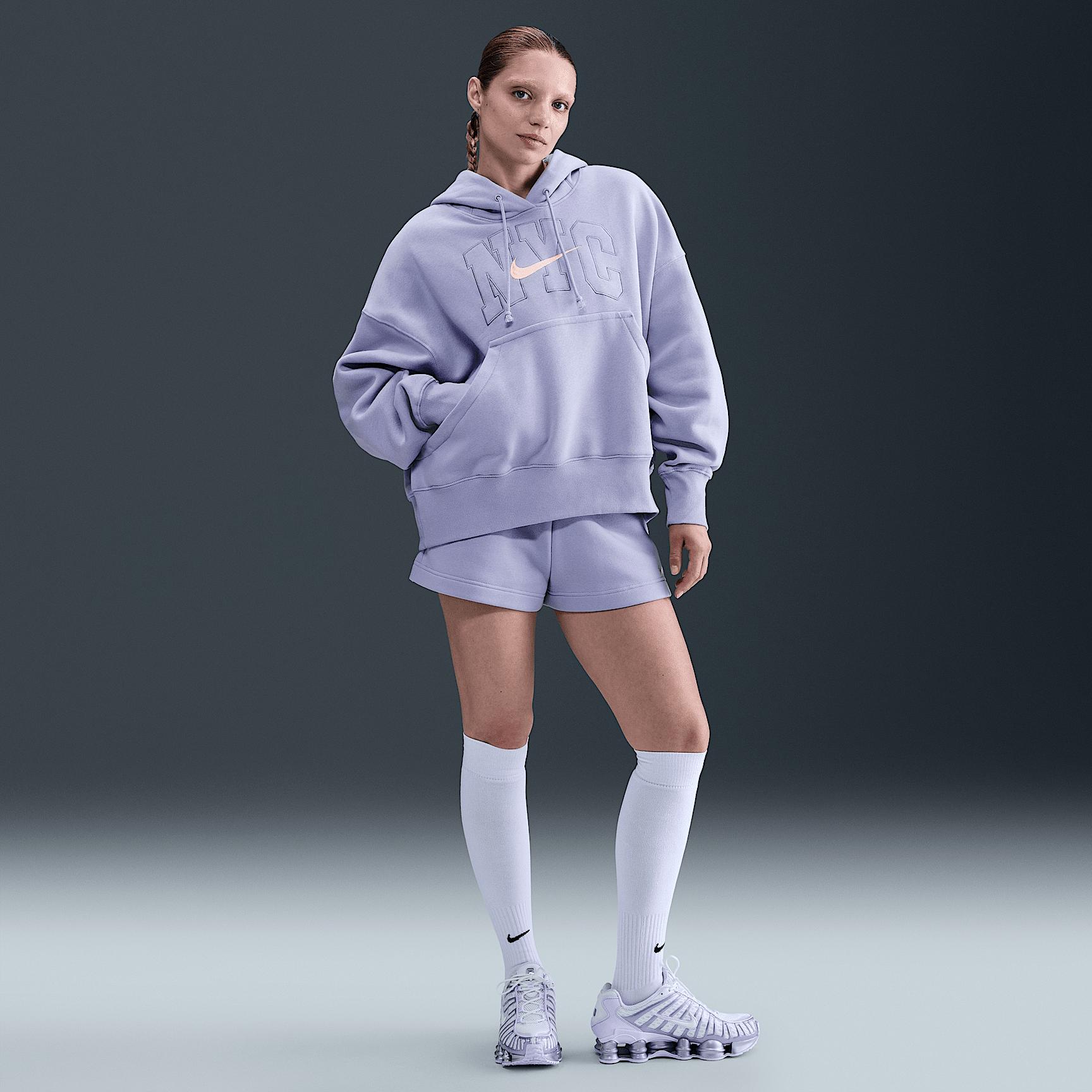 Womens Nike Sportswear Phoenix Fleece Over-Oversized Hoodie | HQ2980-533 Product Image