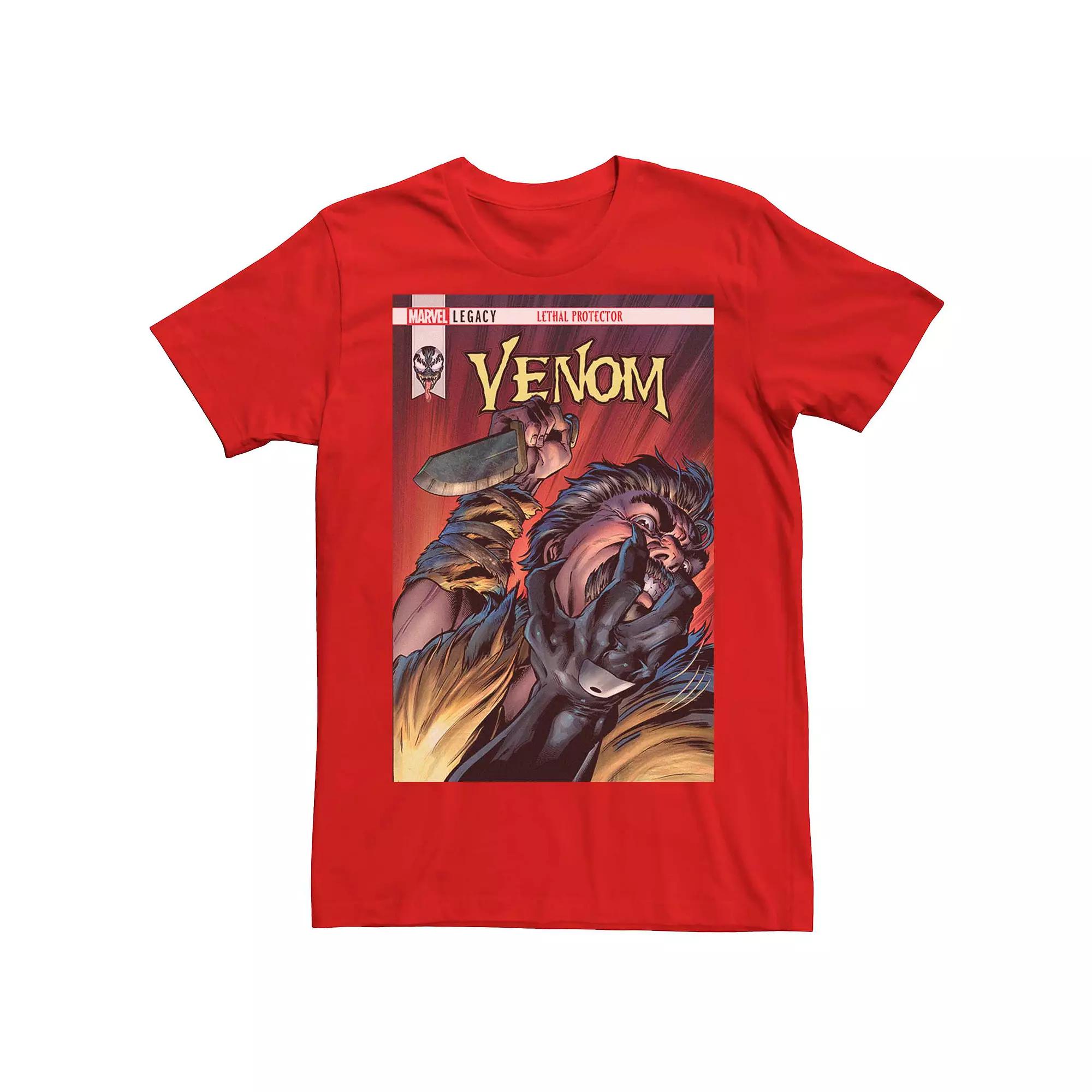 Mens Marvel Venom Comic Cover Tee Product Image