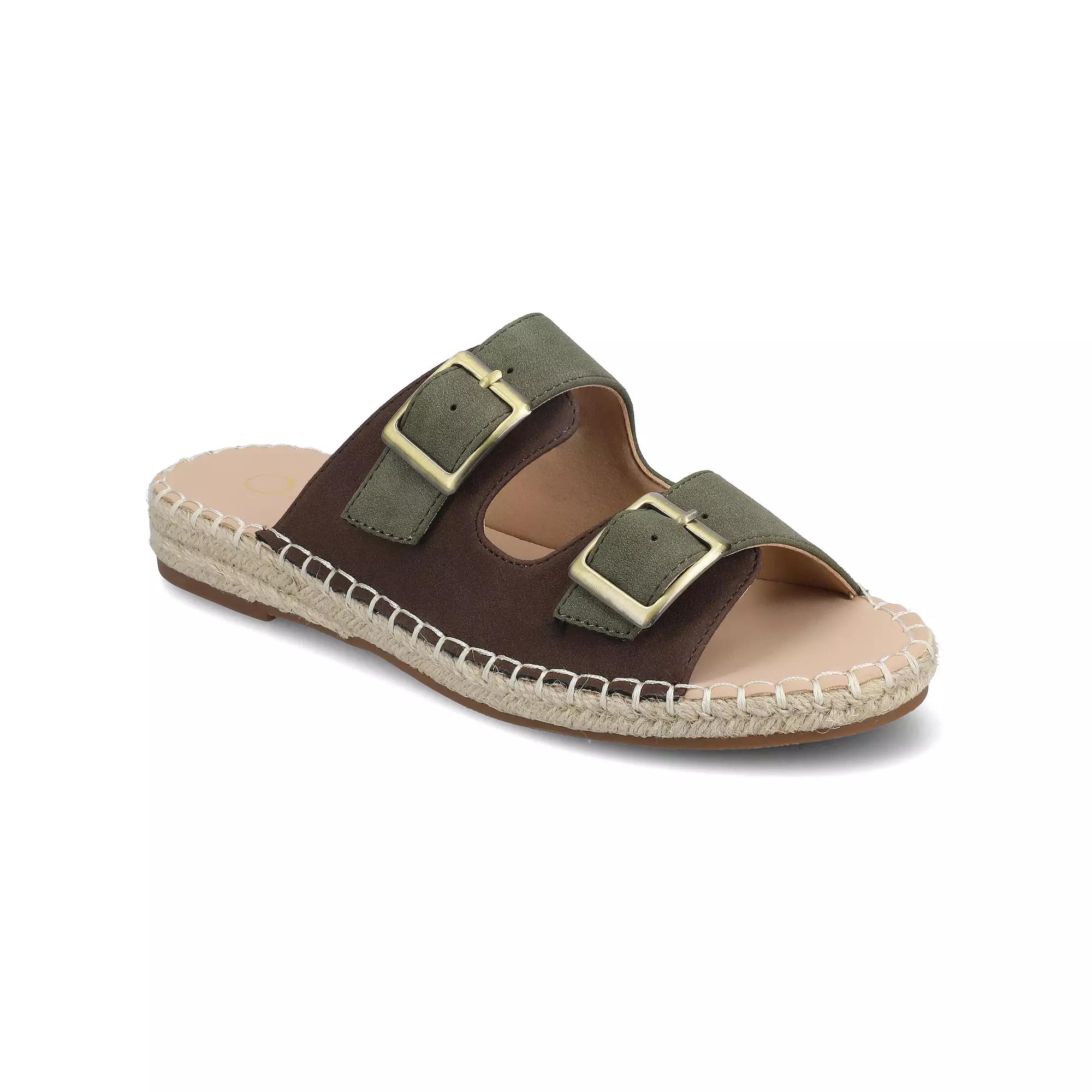 Journee Women's Tresah Double Strap Espadrille Sandals,  Product Image