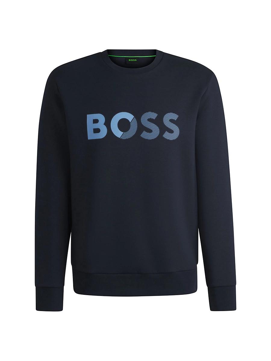Mens Regular-Fit Sweatshirt with Logo Print Product Image