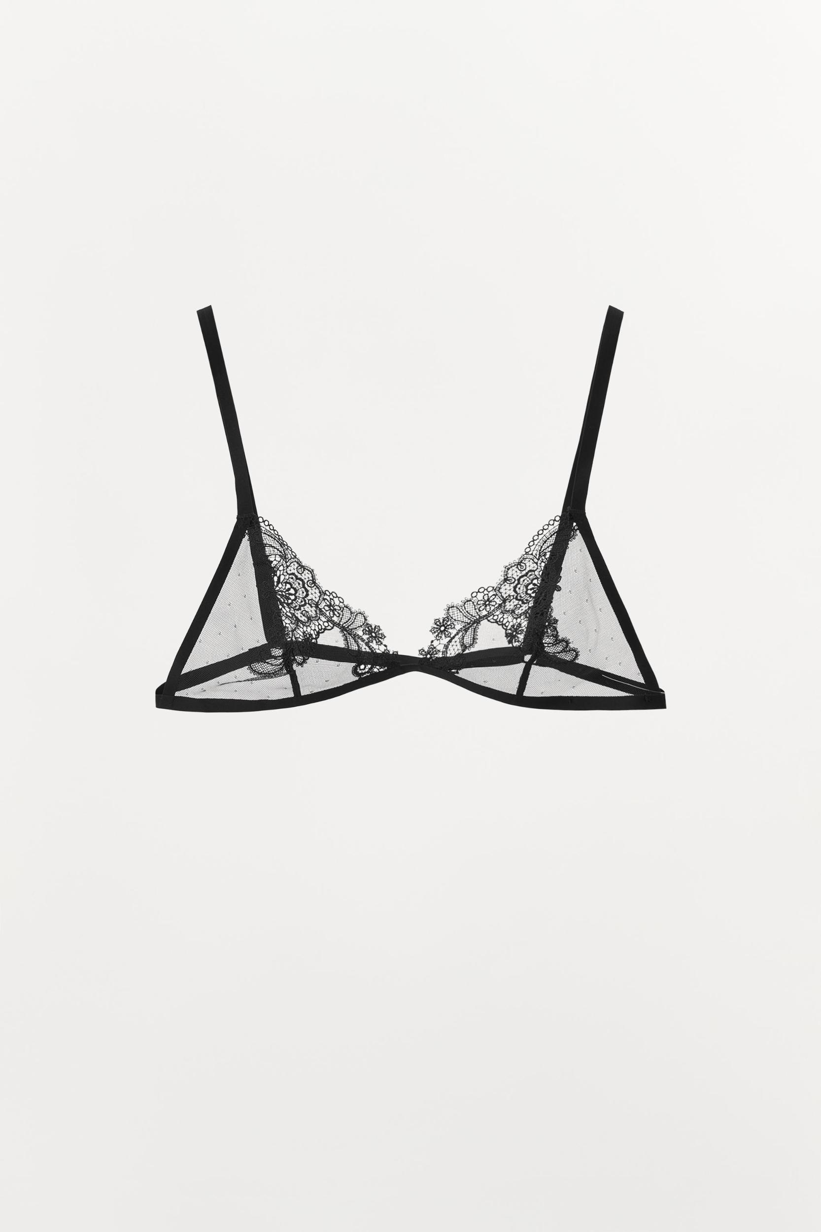 LACE TRIANGLE BRALETTE Product Image