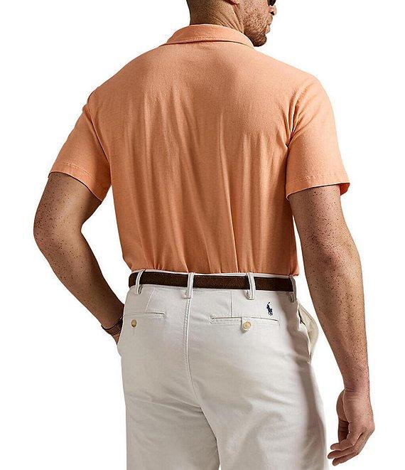 Polo Ralph Lauren Big & Tall Linen-Blend Jersey Short Sleeve Polo Shirt Product Image