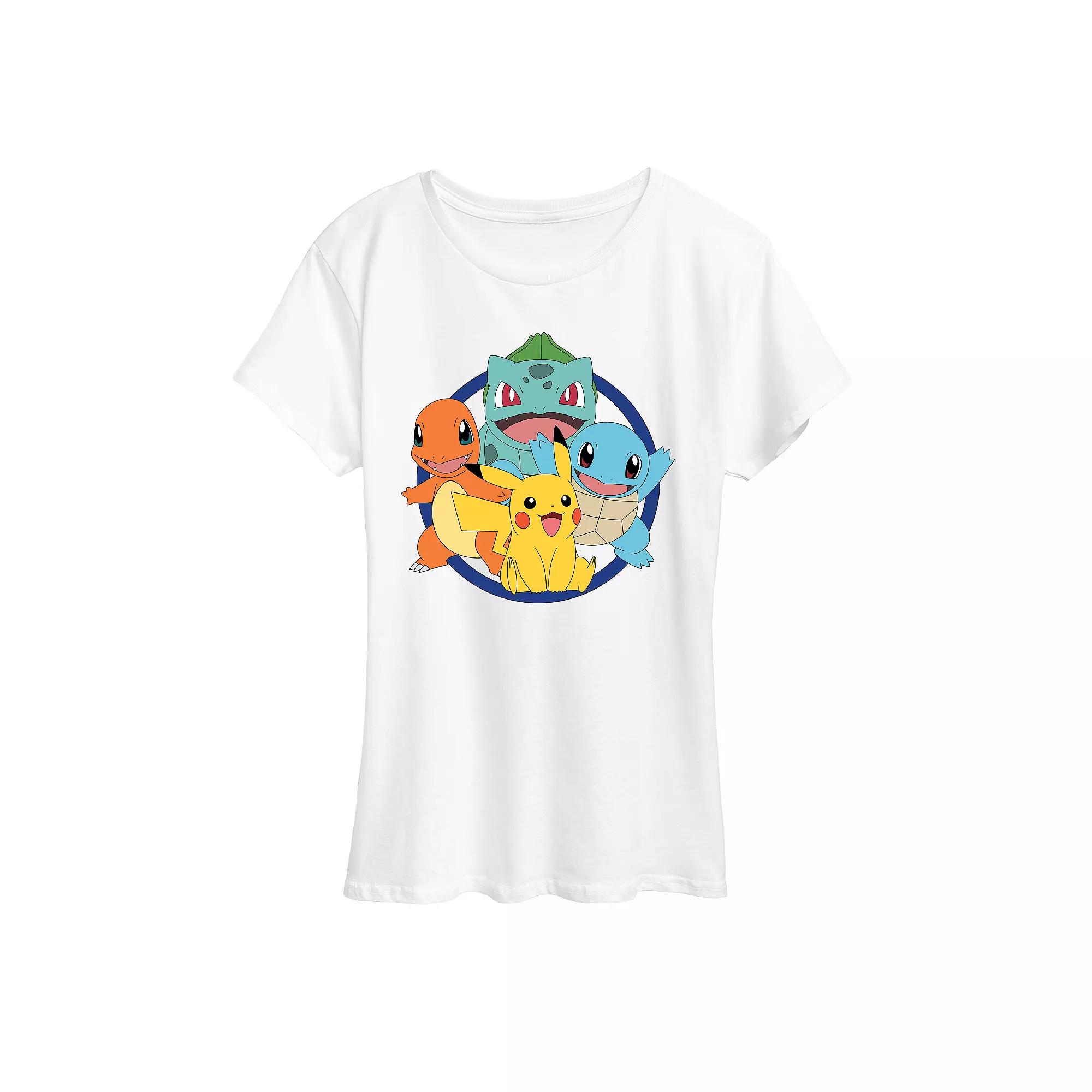 Women's Pokemon Round Group Graphic Tee,  Product Image