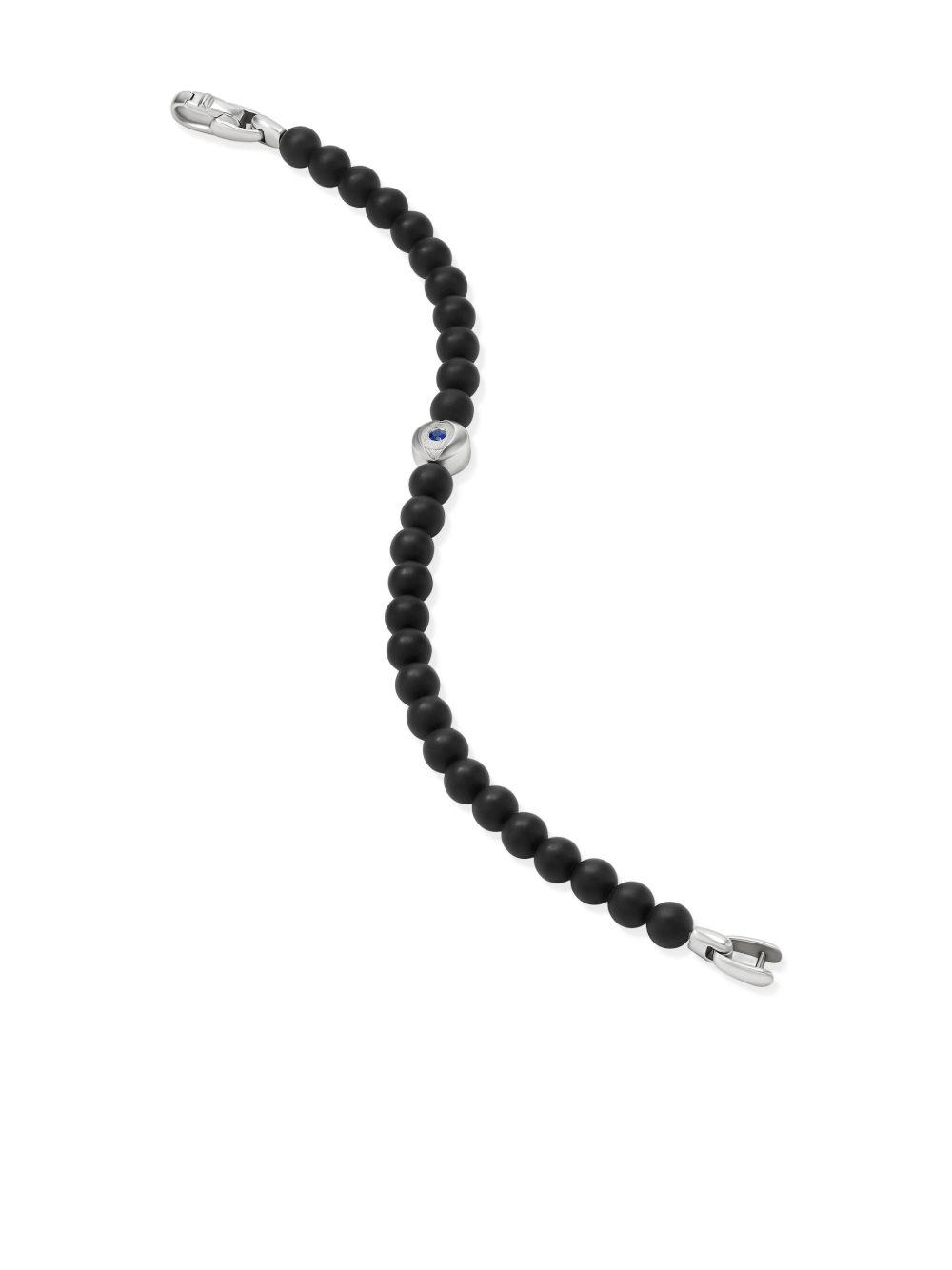 sterling silver Spiritual Beads bracelet (8mm) Product Image