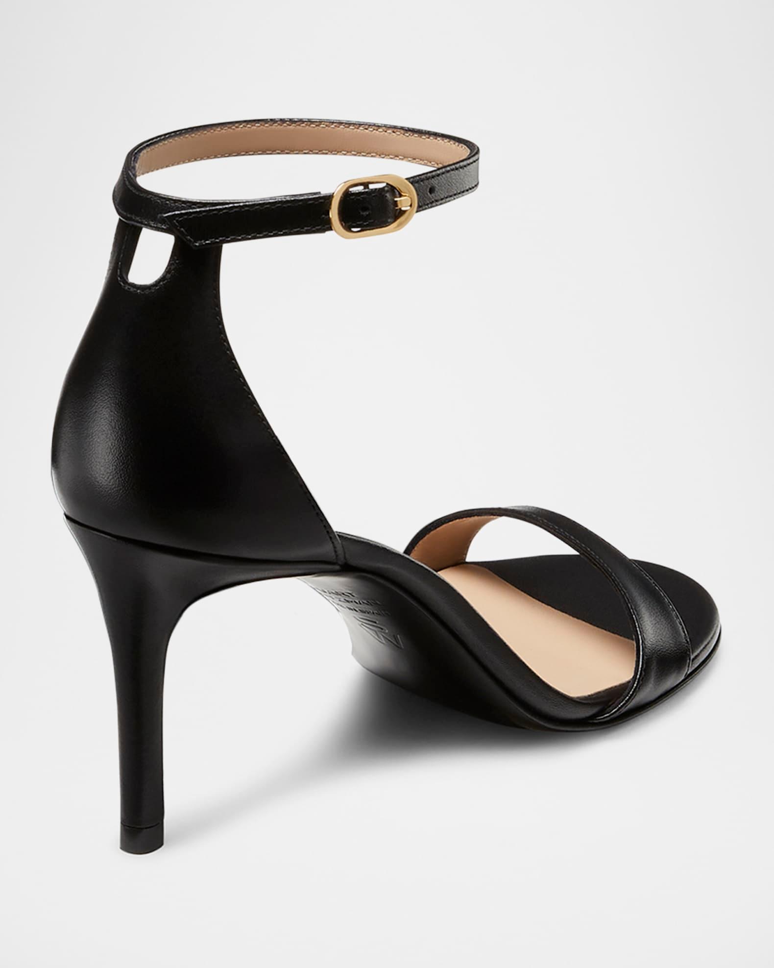 Nudist Leather Ankle-Strap Sandals Product Image