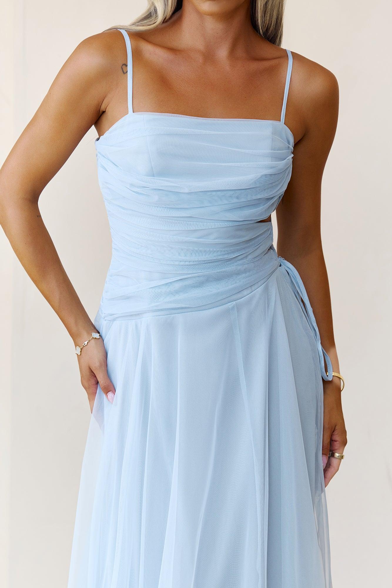 Limited Edition Love Maxi Dress Blue Product Image