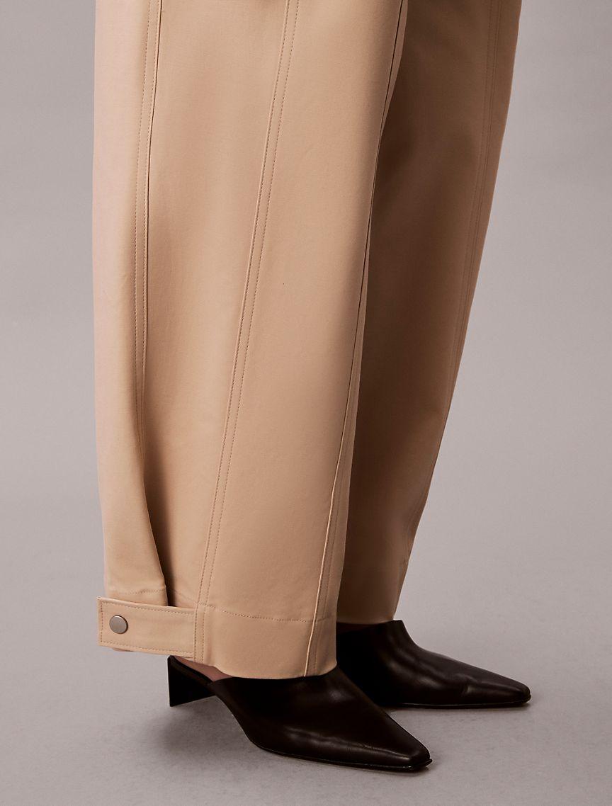 Adjustable Wide Leg Chino Pants Product Image