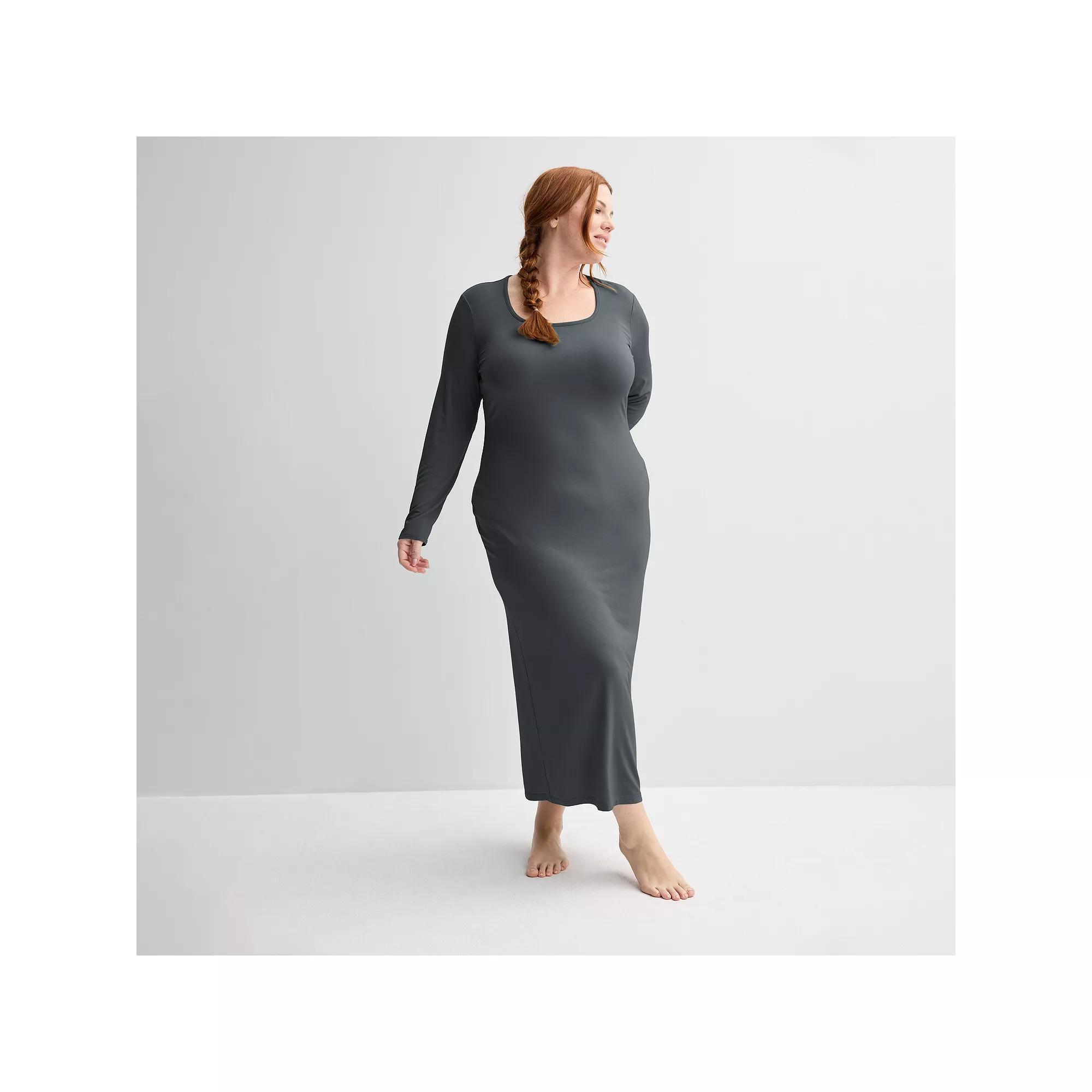 Plus Size Sonoma Goods For Life® Sleep Dress, Women's, Size: 2XL, Filigree Product Image