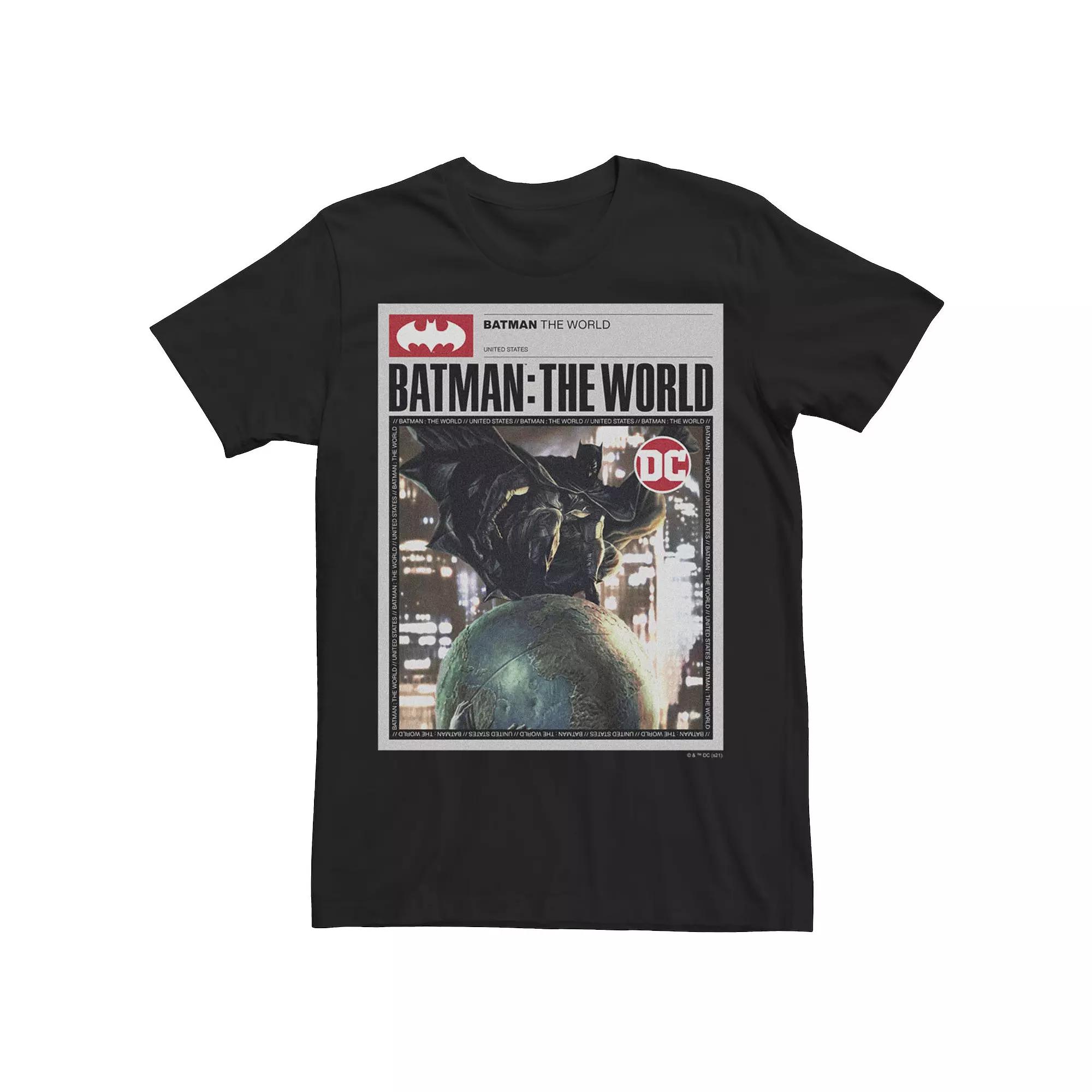 Men's Batman: The World Germany Red Bat Logo Tee, Boy's,  Product Image