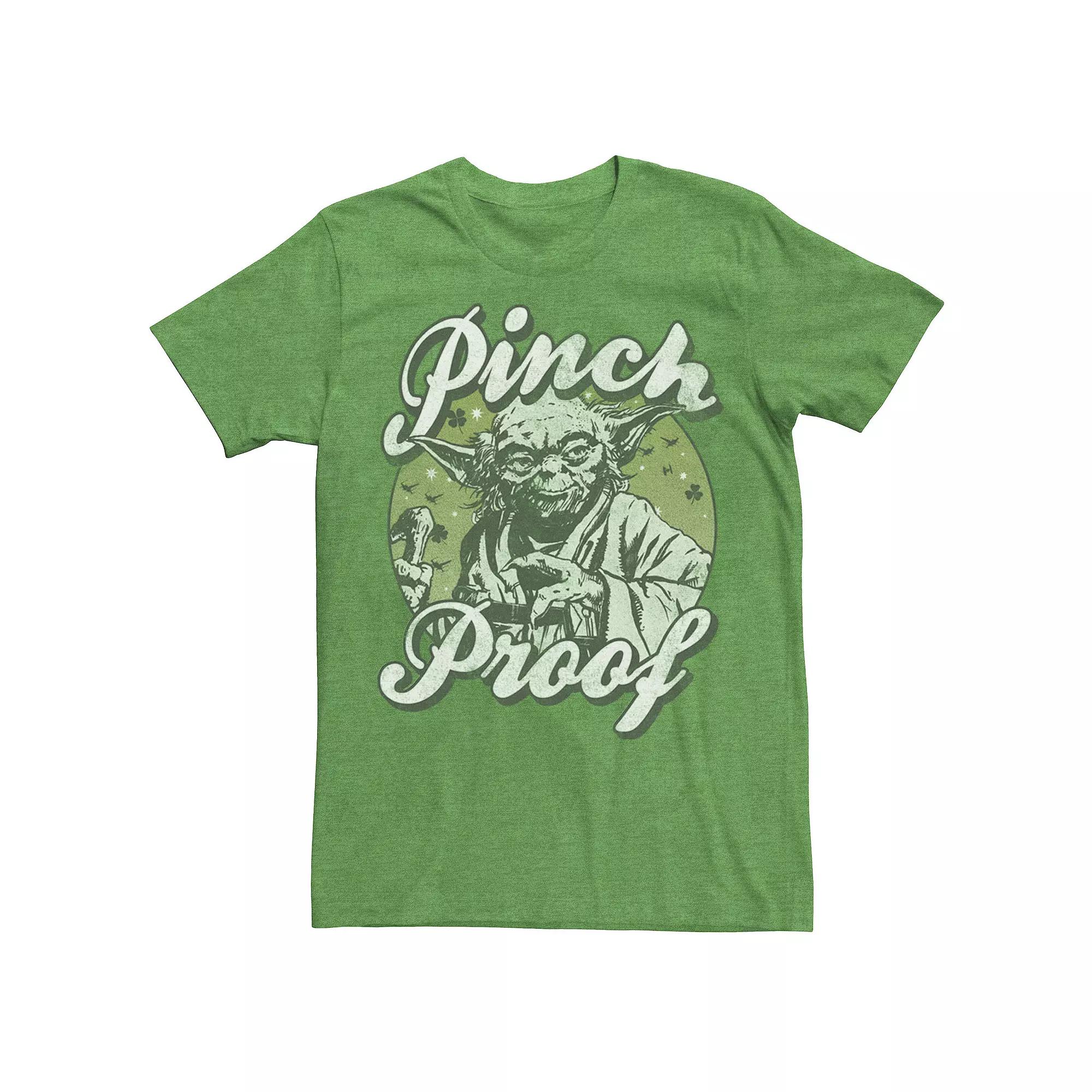 Men's Star Wars Yoda Pinch Proof St. Patrick's Tee,  Product Image