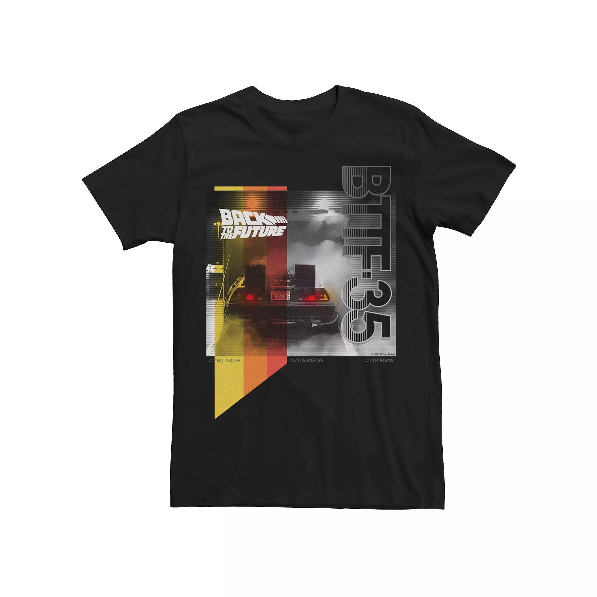 Men's Back To The Future Retro Smoke Poster Tee,  Product Image