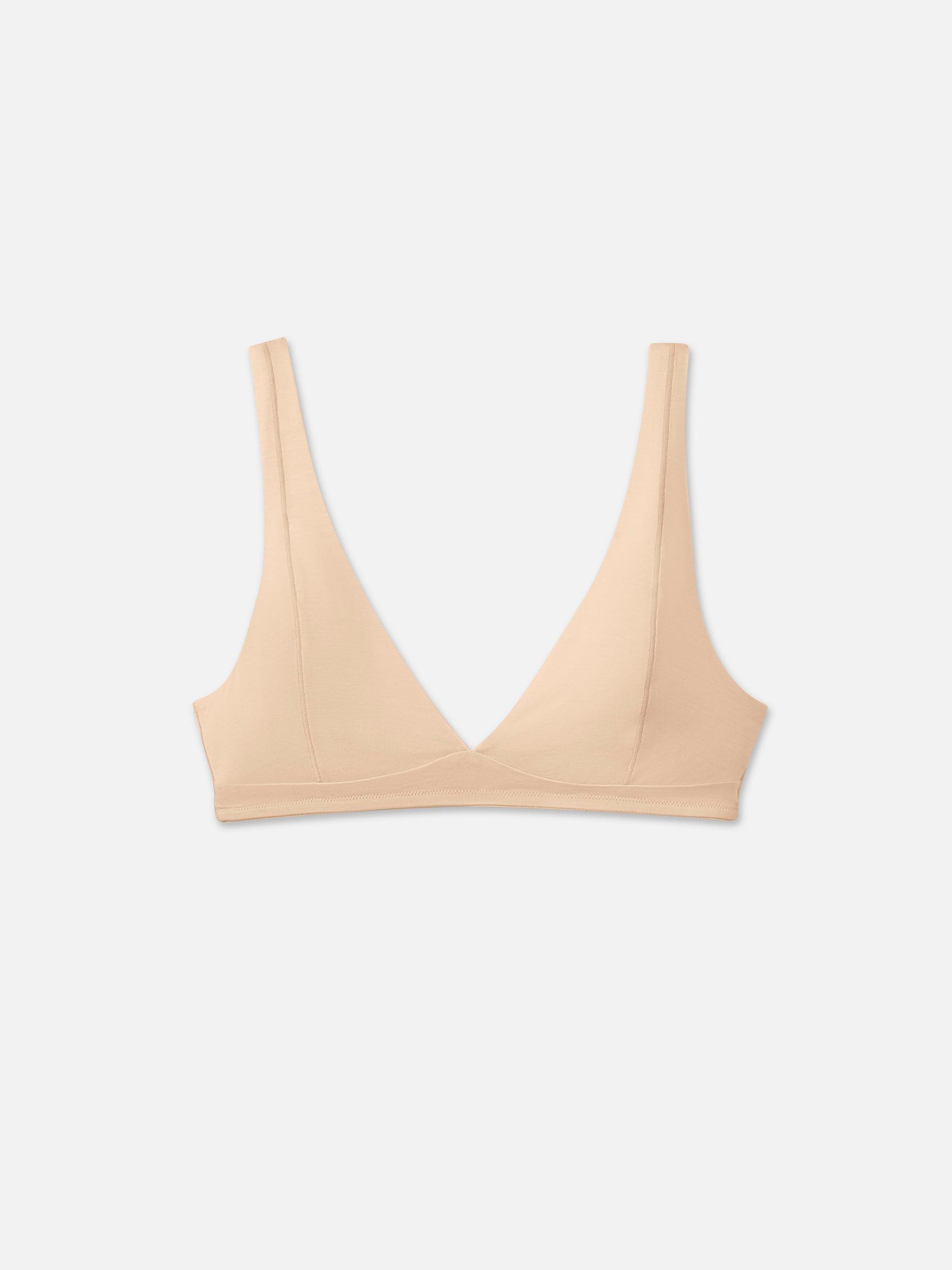 Tencel Comfort Wireless Triangle Bra Female Product Image