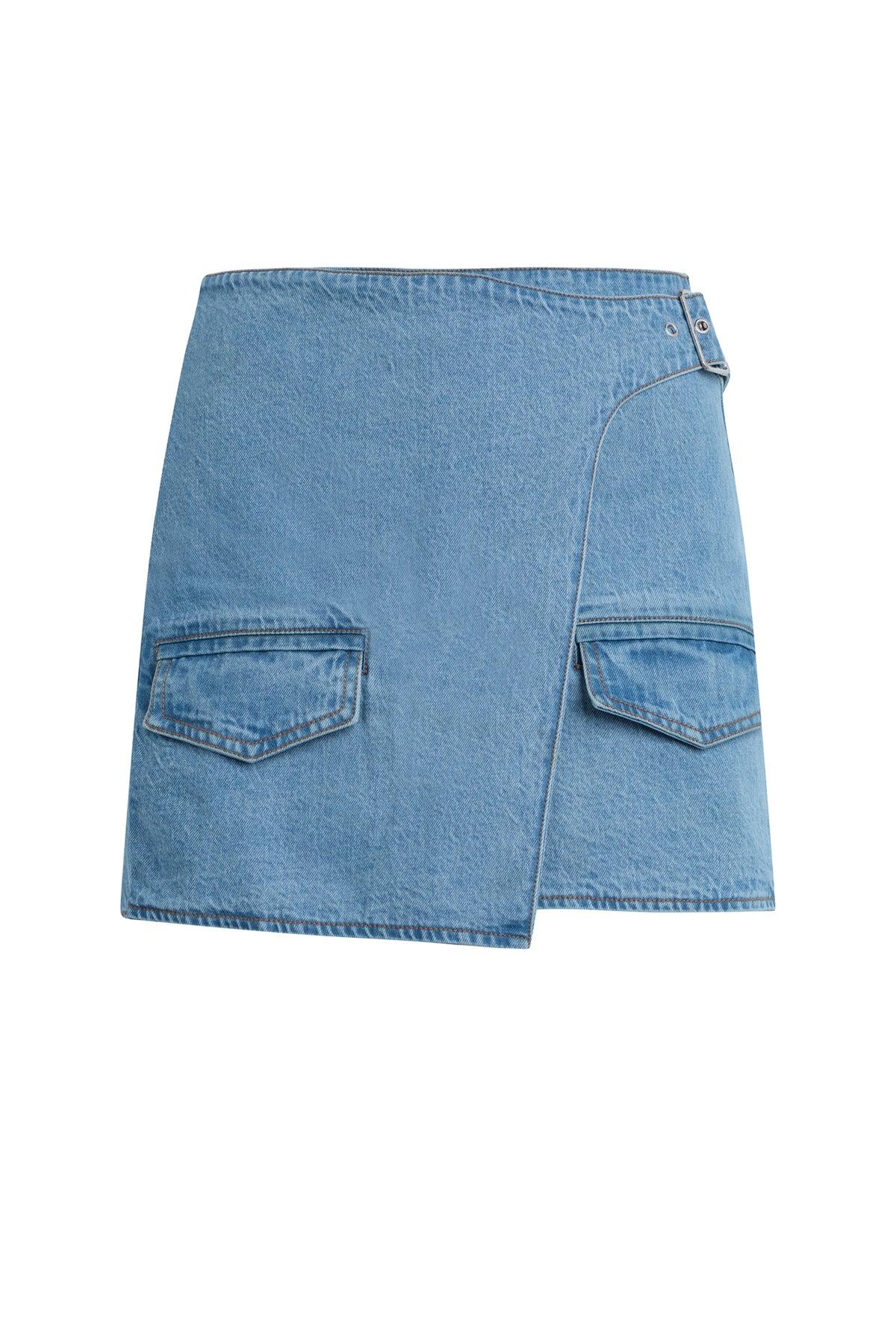 Wrap Mini Skirt Female Product Image