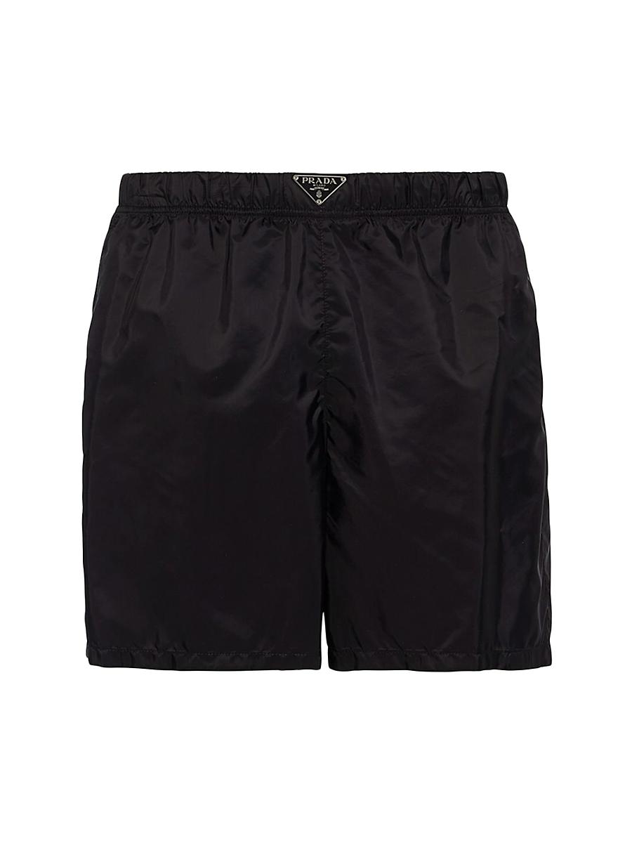 Mens Triangle Logo Swim Trunks Product Image