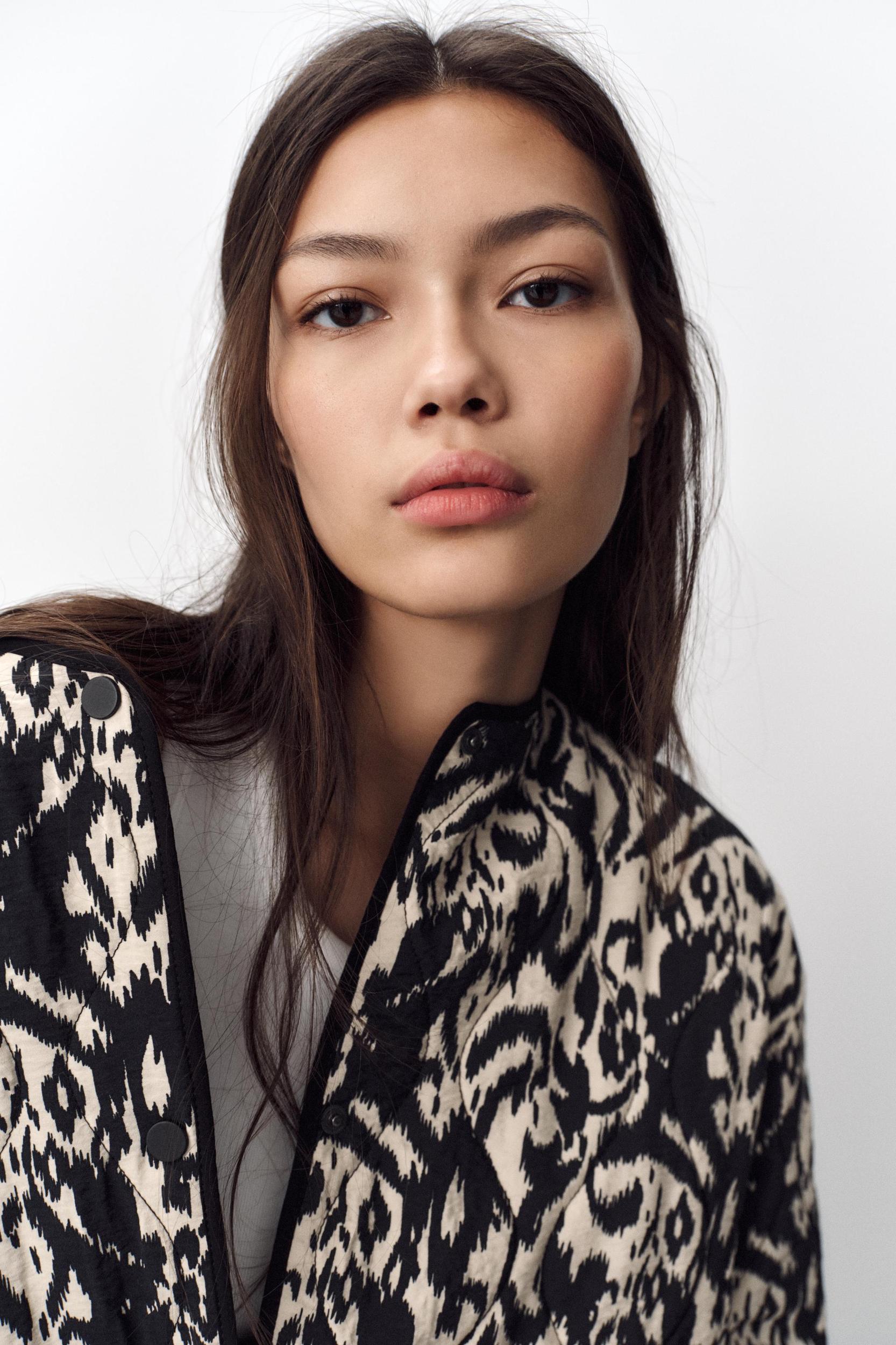 ANIMAL PRINT PUFFER JACKET Product Image