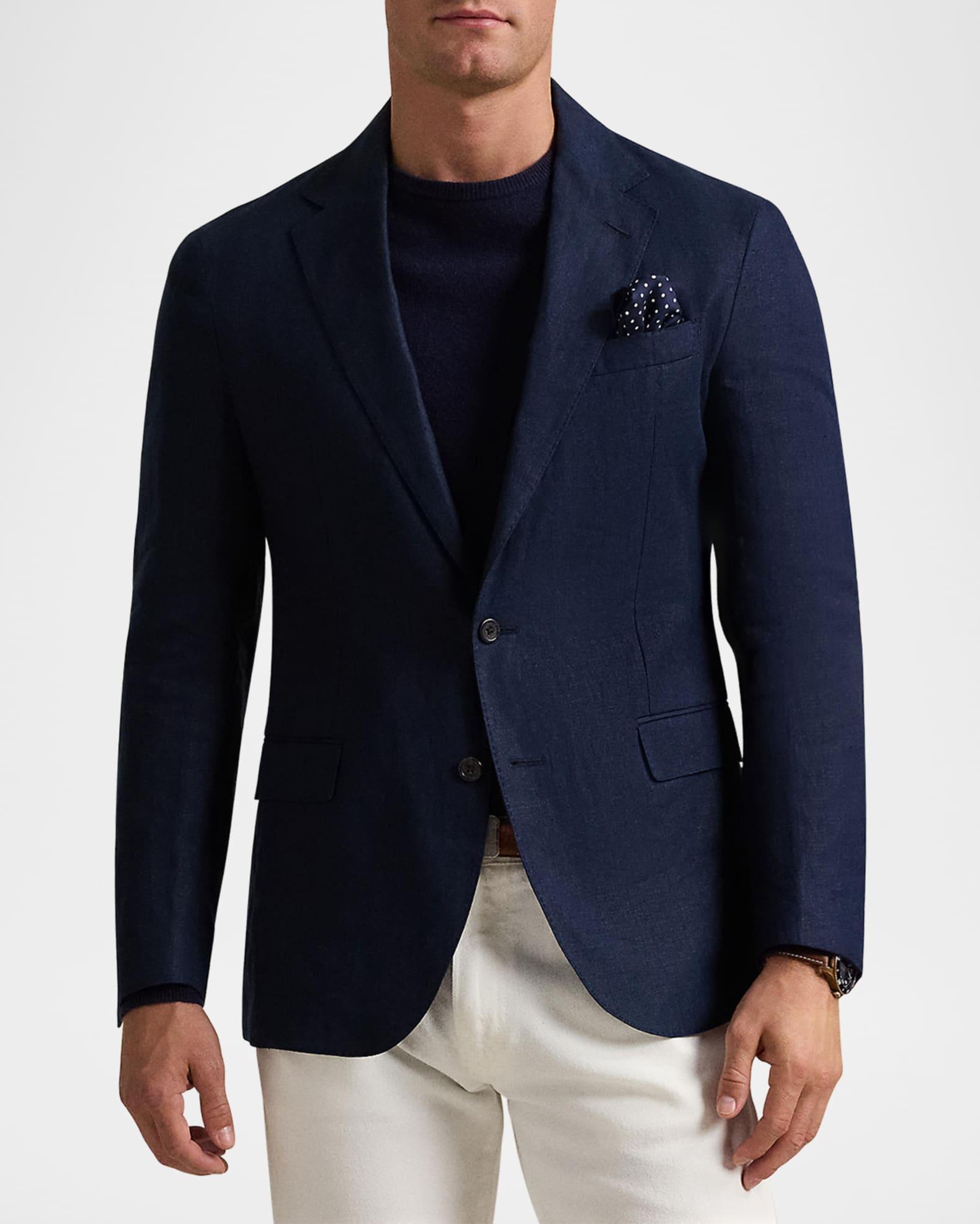Men's Soft Tailored Linen Sport Coat Product Image
