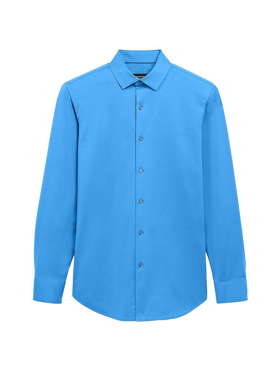 Mens OoohCotton Marbled Long-Sleeve Comfort Stretch Shirt Product Image