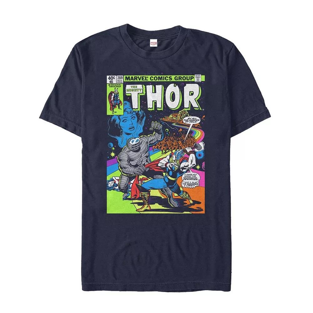 Men's Thor Retro Comic Tee, Size: Small, Blue Product Image