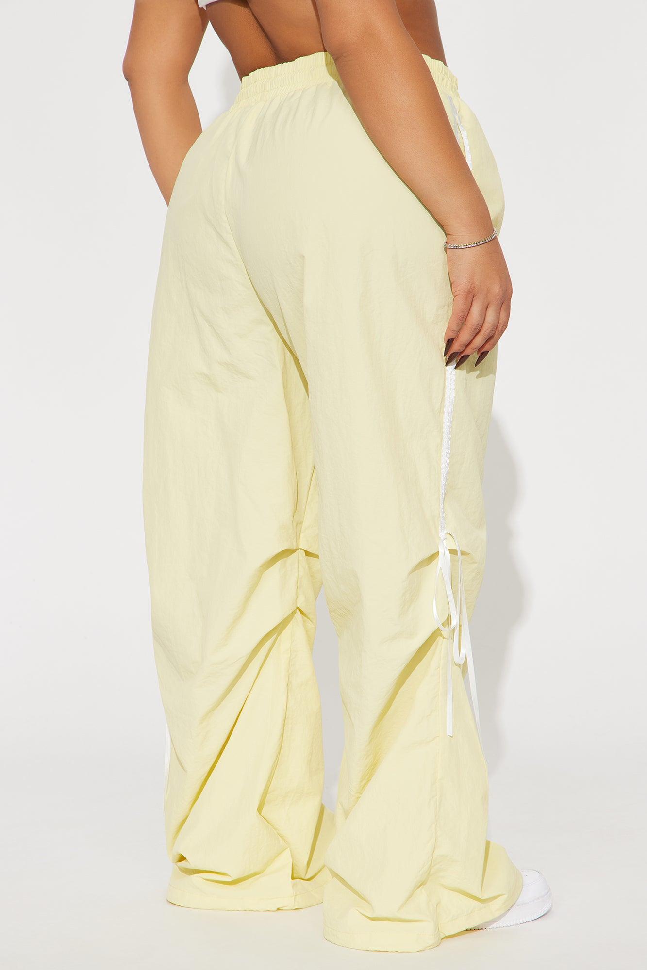 Jennifer Windbreaker Track Pant - Butter Yellow Product Image