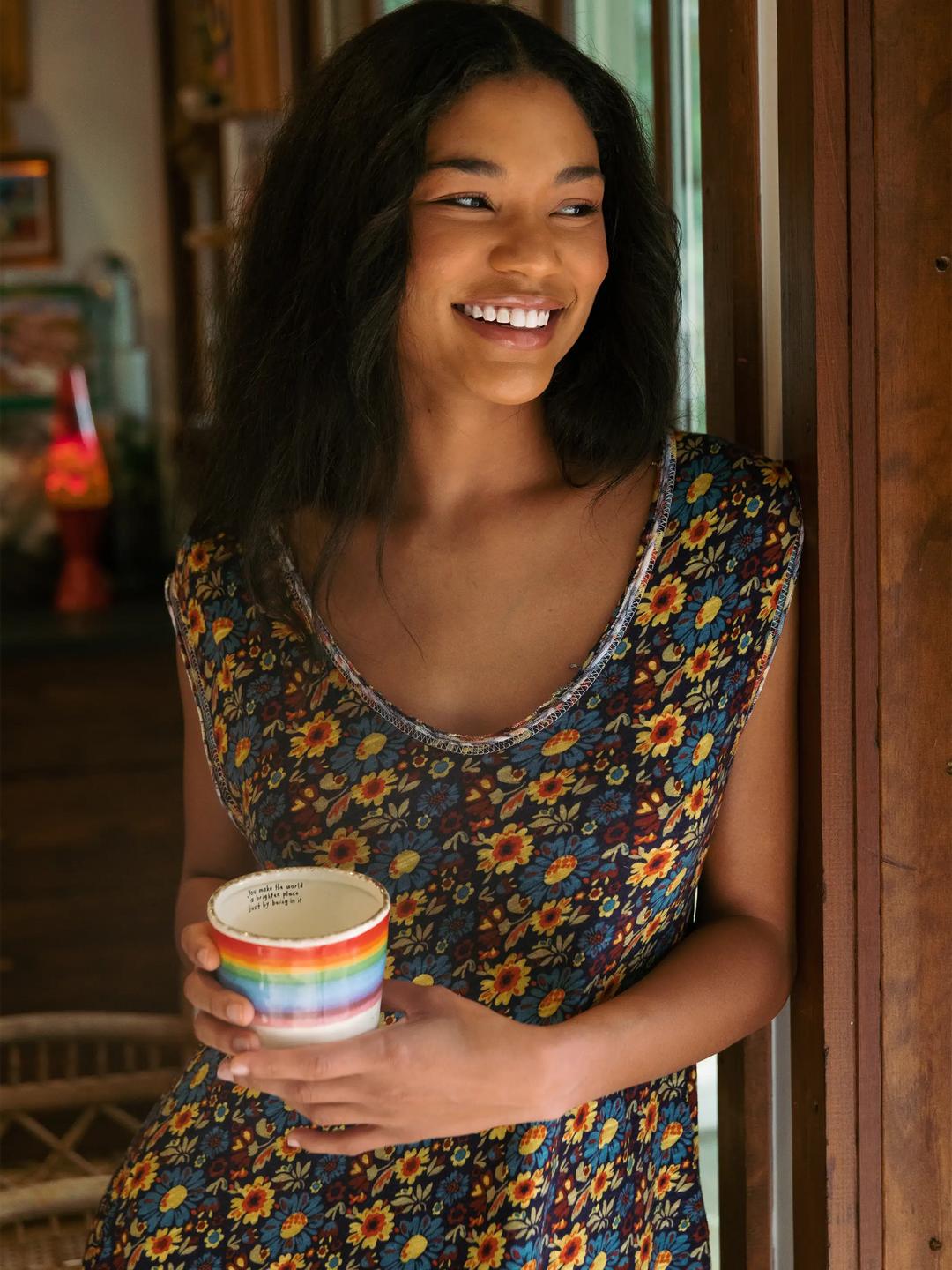 Hangout Cotton Midi Dress Product Image