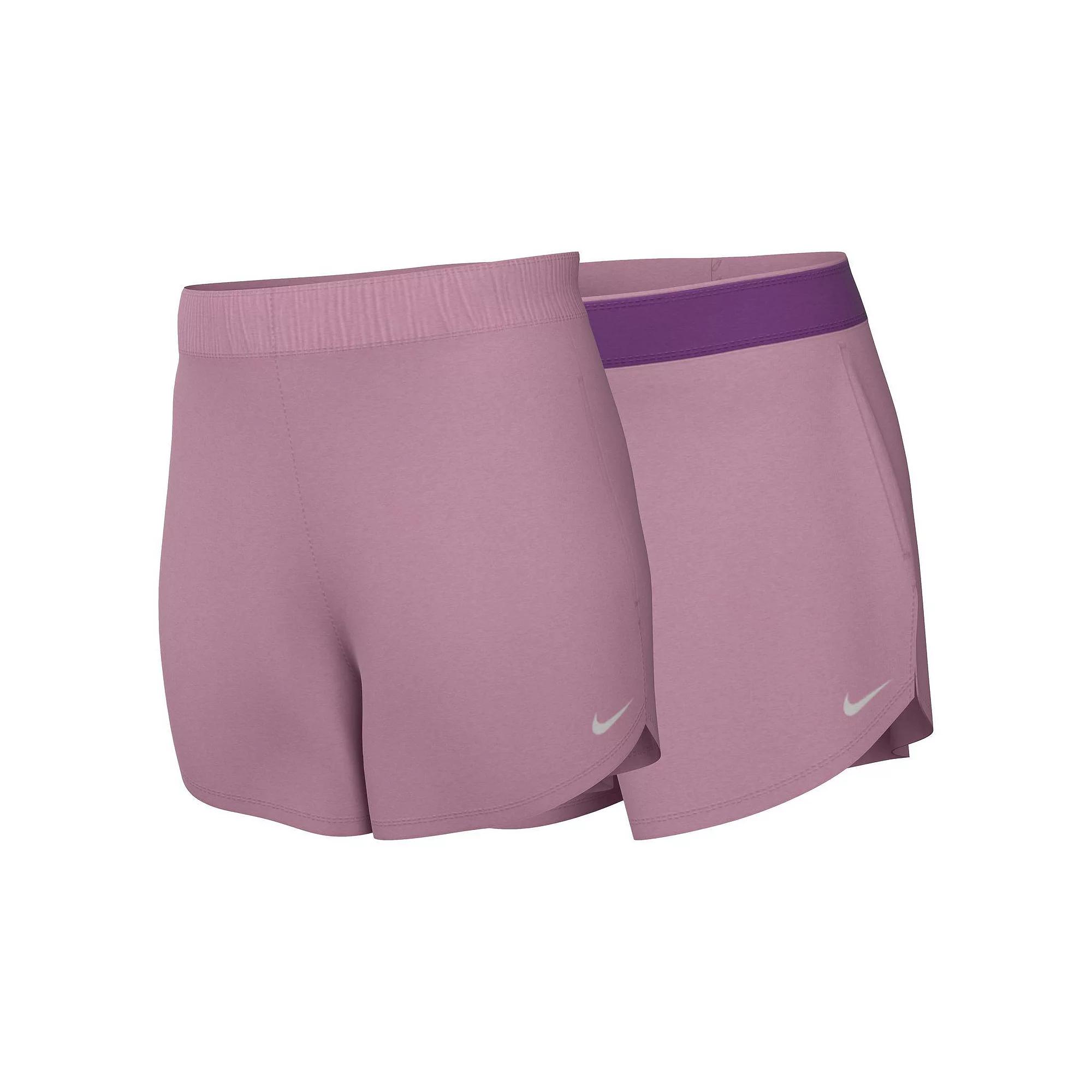 Plus Size Nike Dri-FIT Attack Shorts, Women's, Size: 2XL, Elemental Pink Product Image