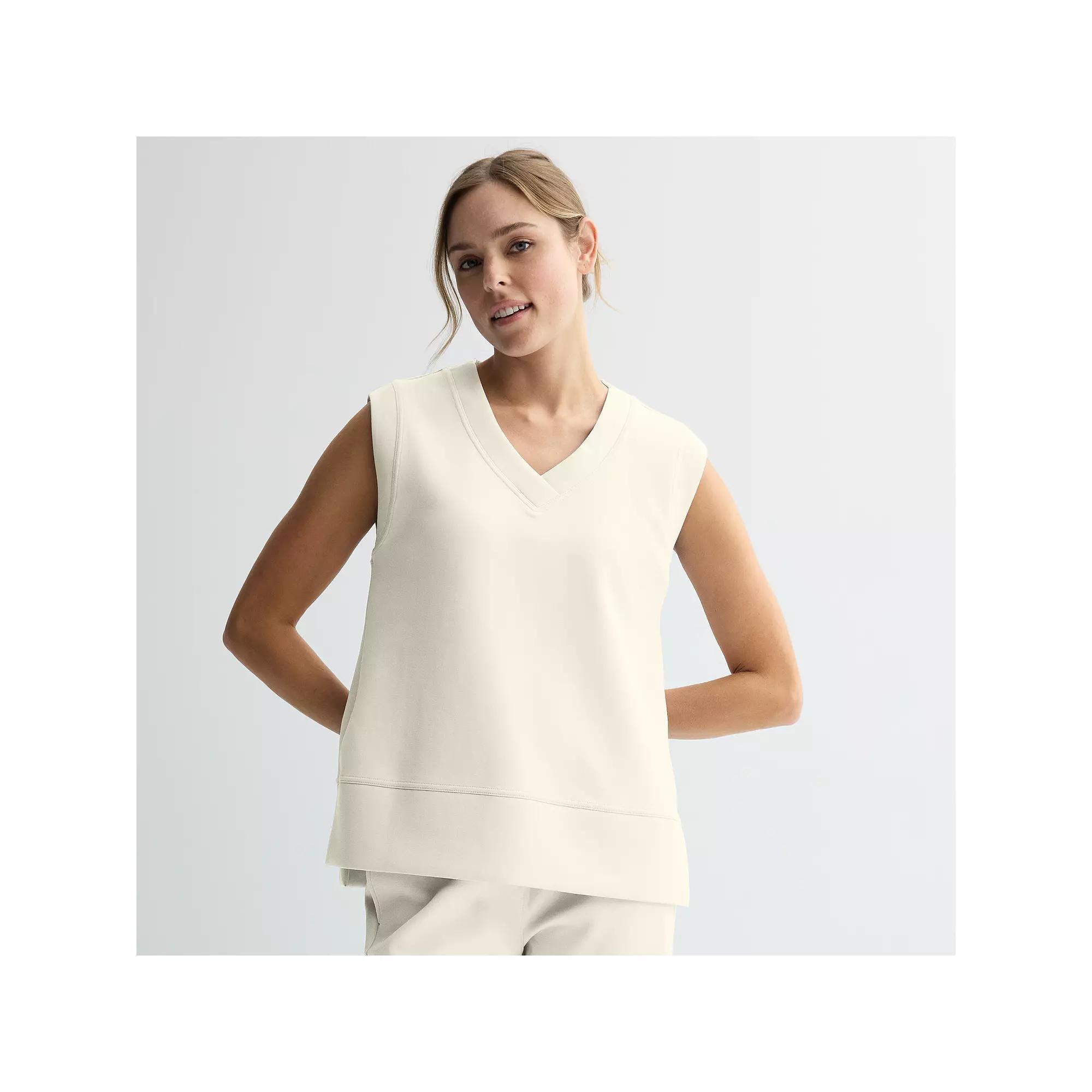 Women's Tek Gear Ultracomfort Vest, Size: Medium, White Product Image