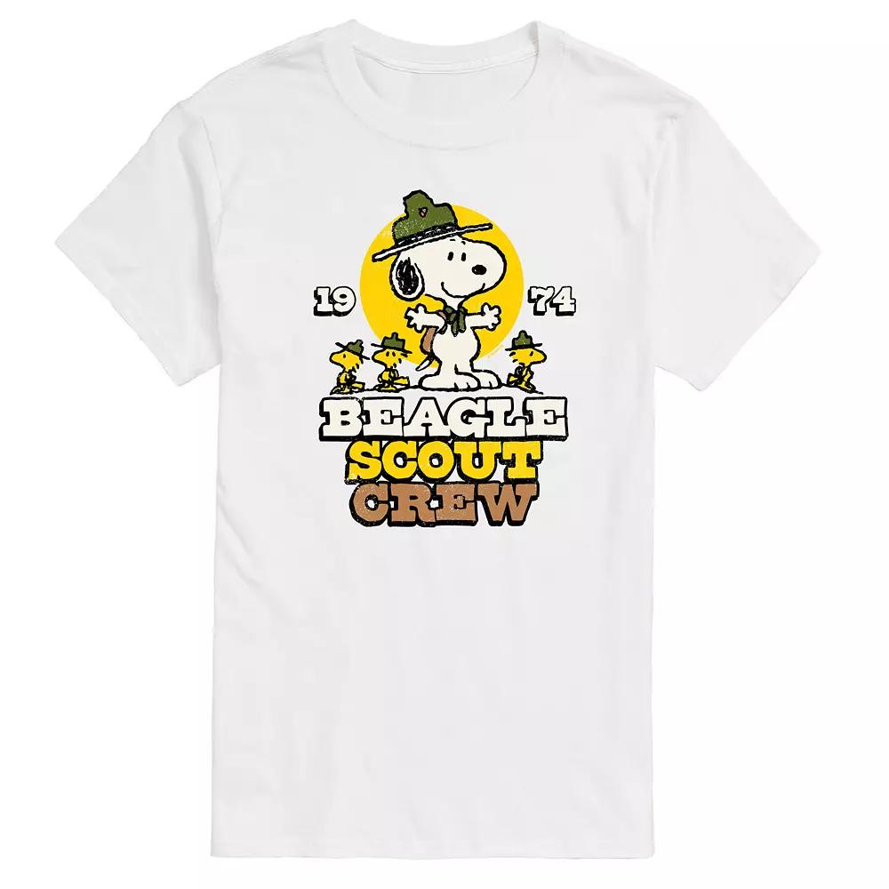 Men's Peanuts Beagle Scout Crew Graphic Tee,  Product Image