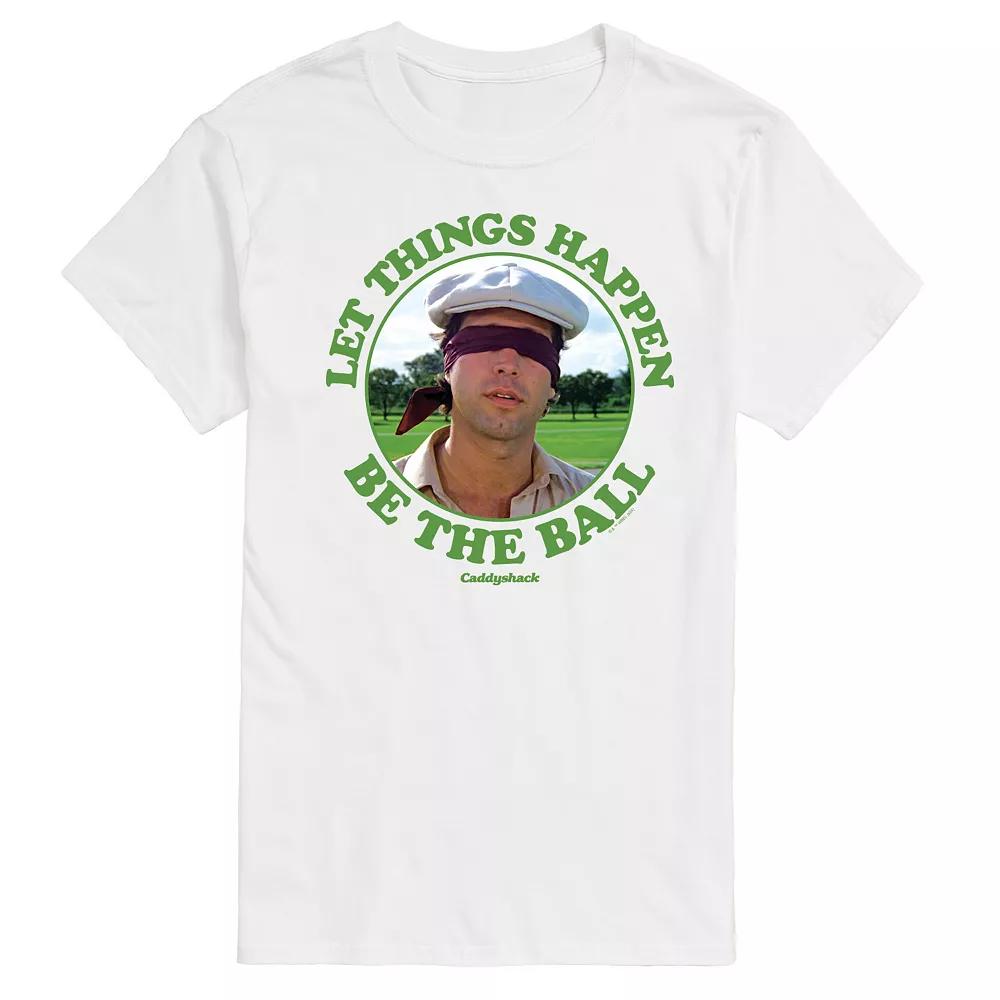 Big & Tall Caddyshack Let Things Happen Be The Ball Graphic Tee, Men's,  Product Image