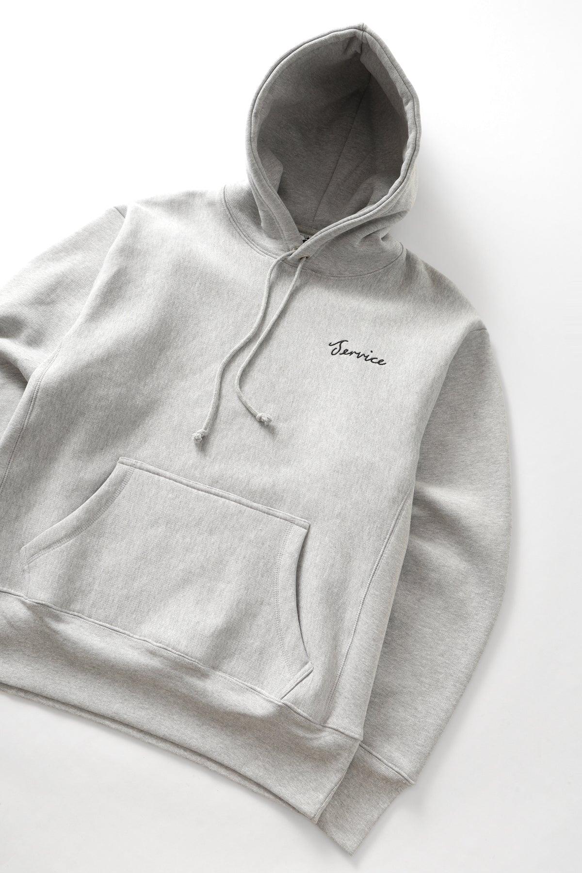 Arch Logo Hoodie - Marl Grey Product Image