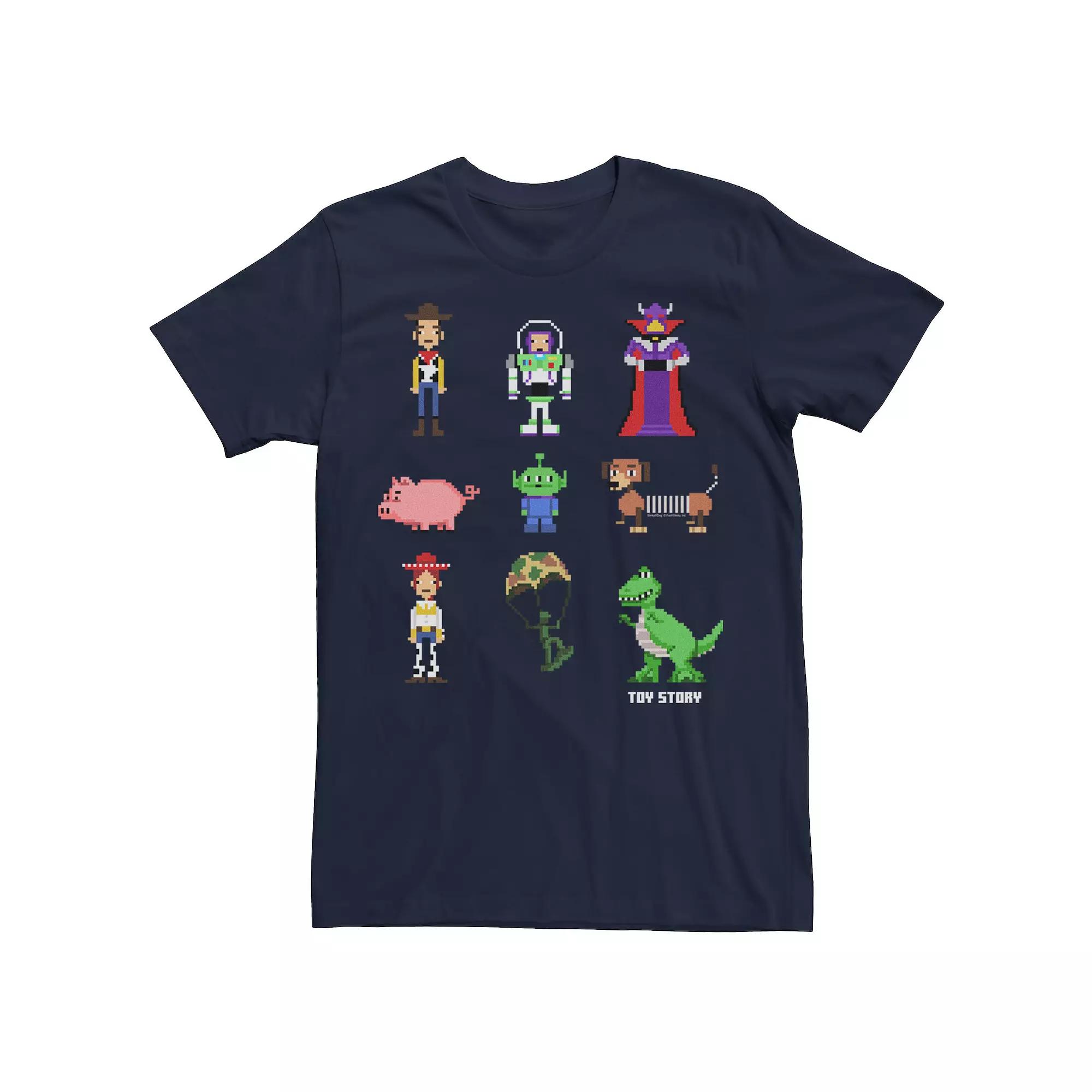 Disney Pixar's Toy Story Men's Pixel Graphic Tee,  Product Image