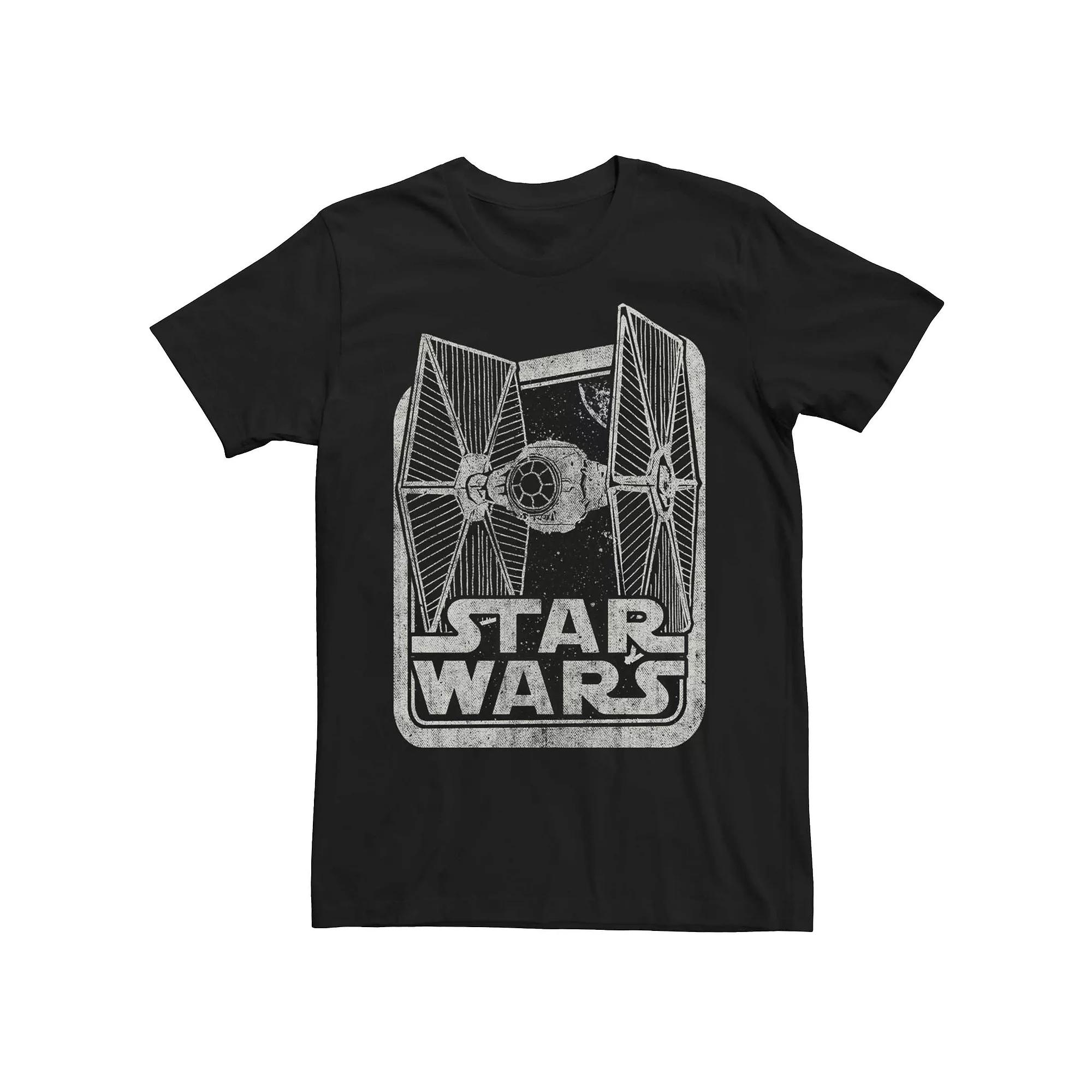 Men's Star Wars Logo Tee, Size: XL, Black Product Image