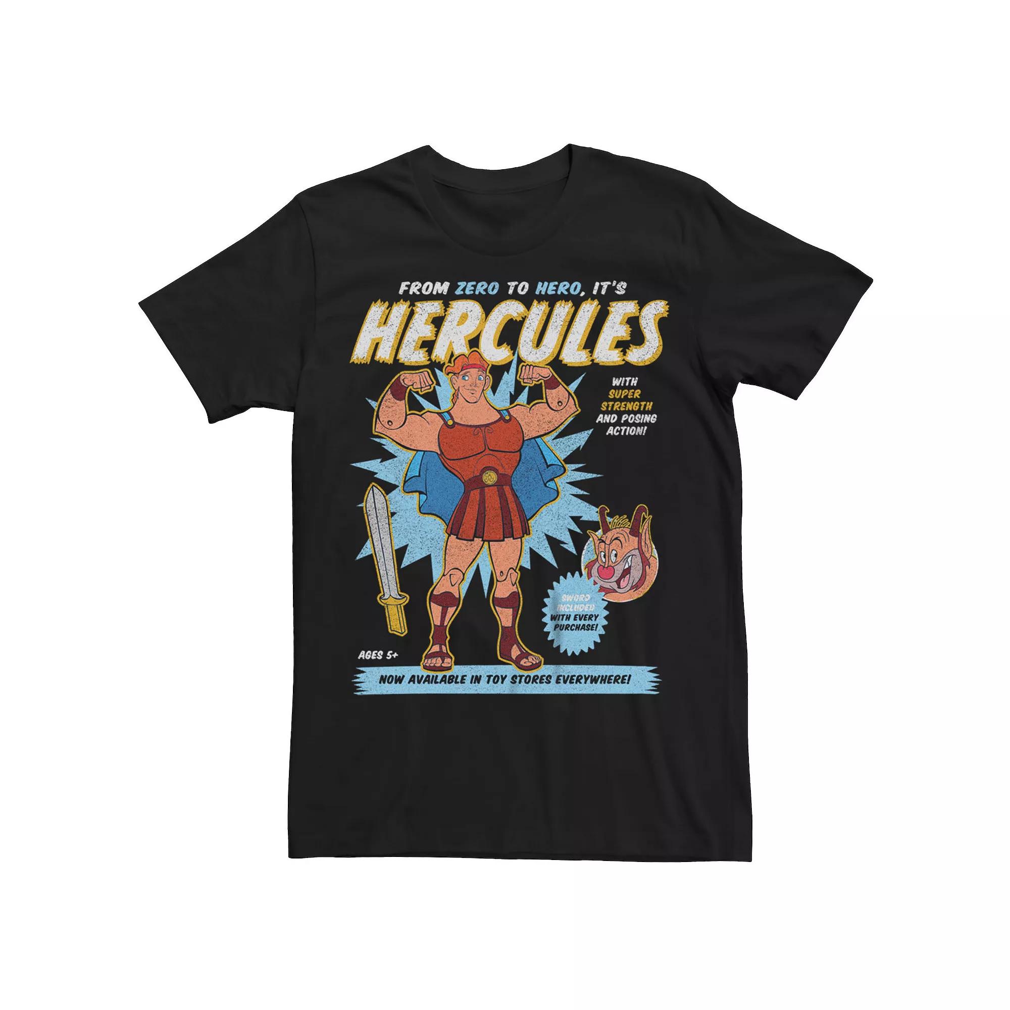 Disney's Hercules Men's Action Figure Poster Tee,  Product Image