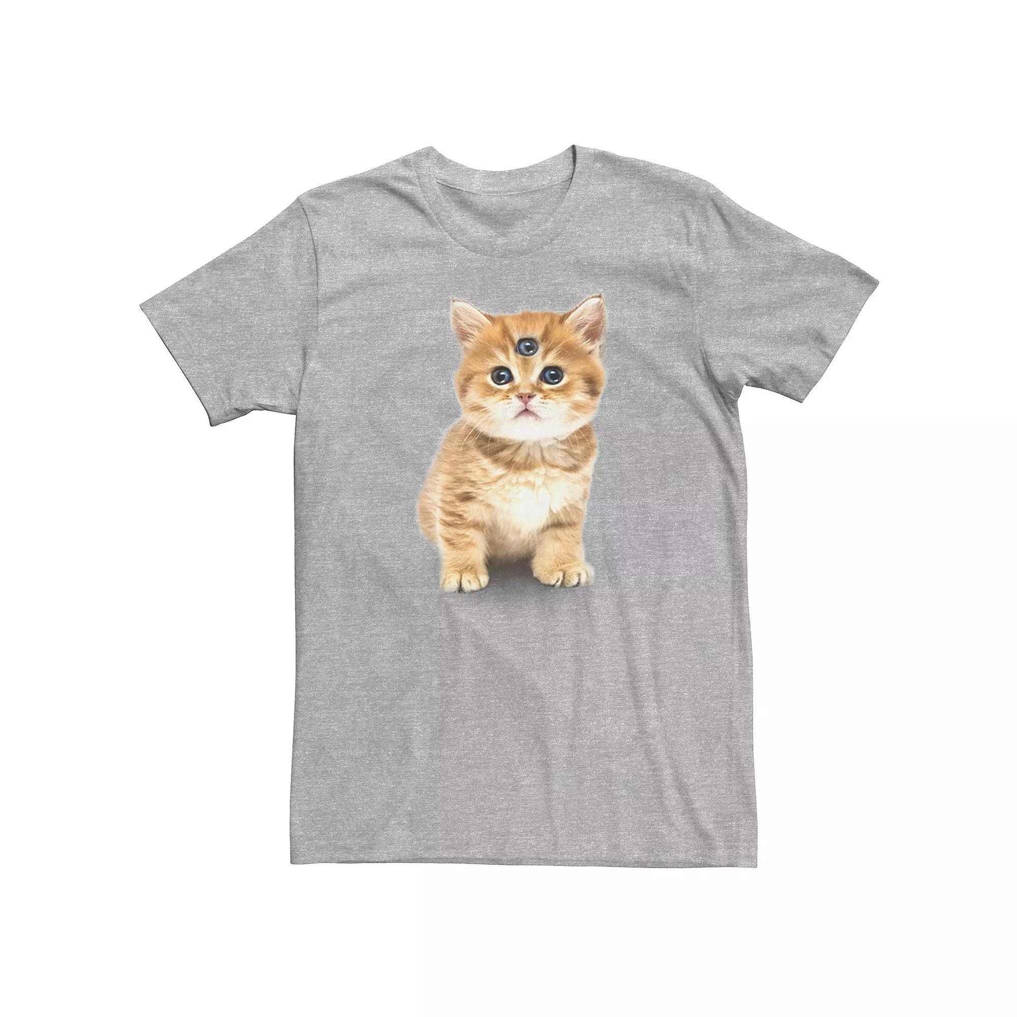 Big & Tall Third-Eye Cat Portrait Tee, Men's,  Product Image