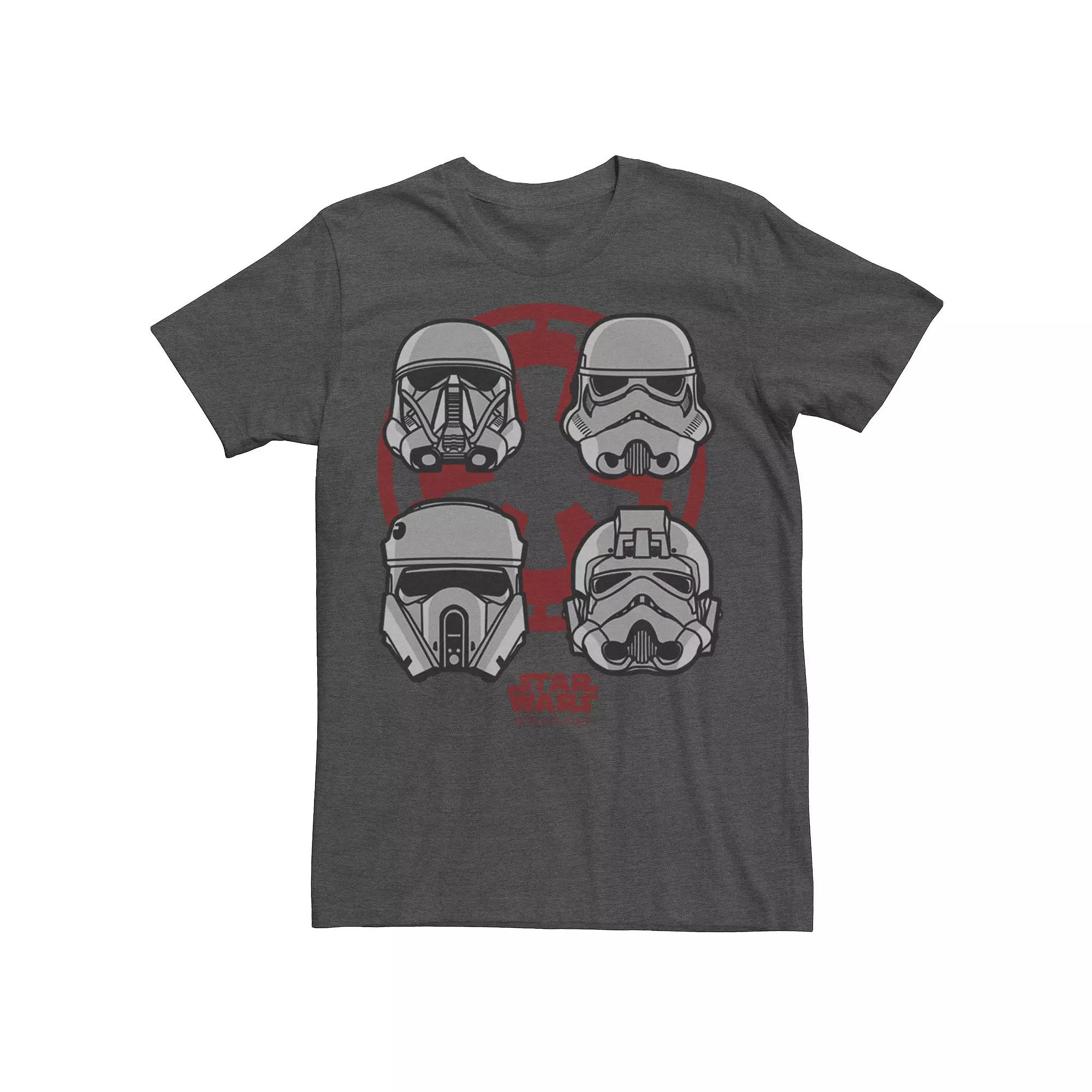Men's Star Wars Rogue One Stormtrooper Helmet Empire Logo Tee,  Product Image