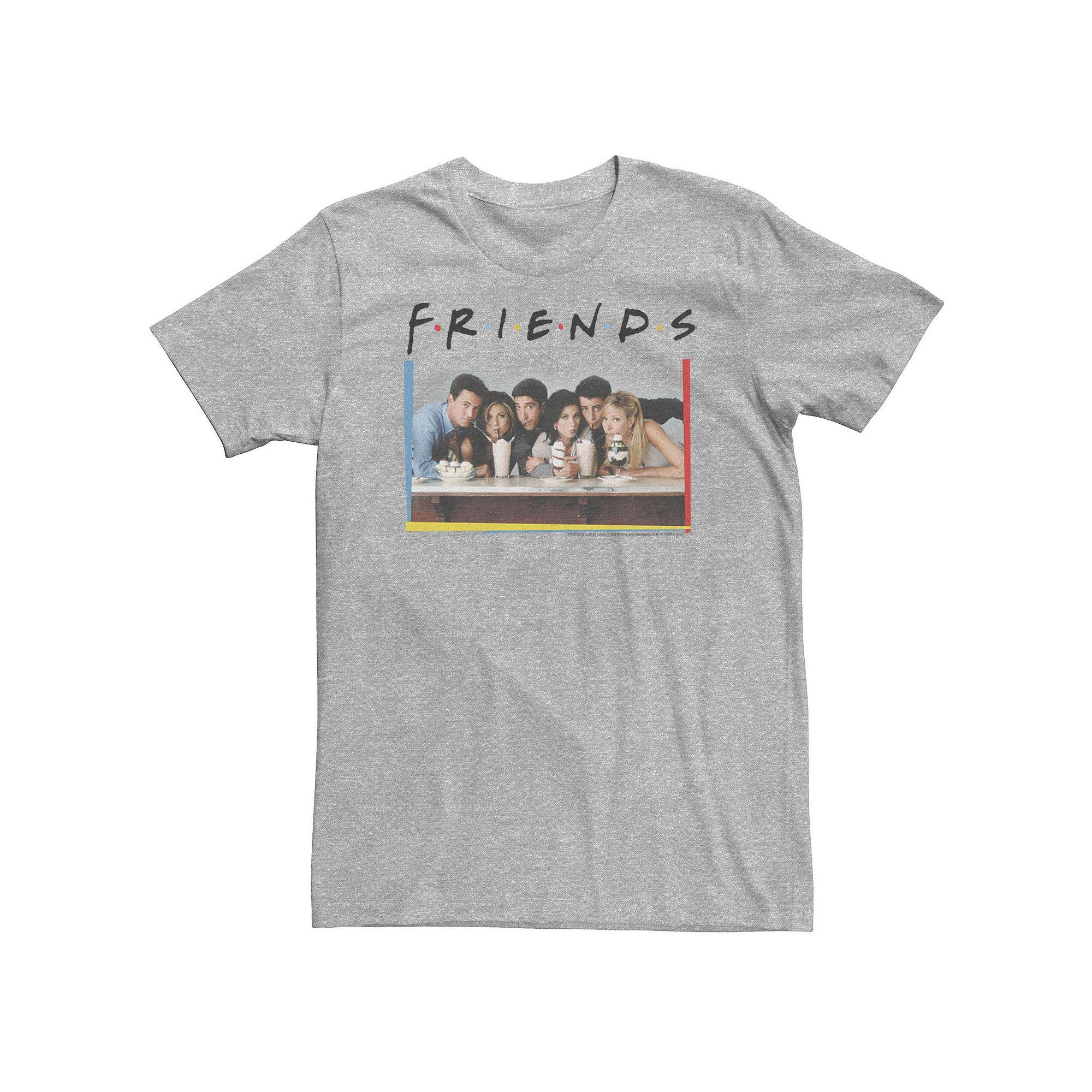 Big & Tall Friends Group Shot Milkshake Portrait Tee, Men's,  Product Image