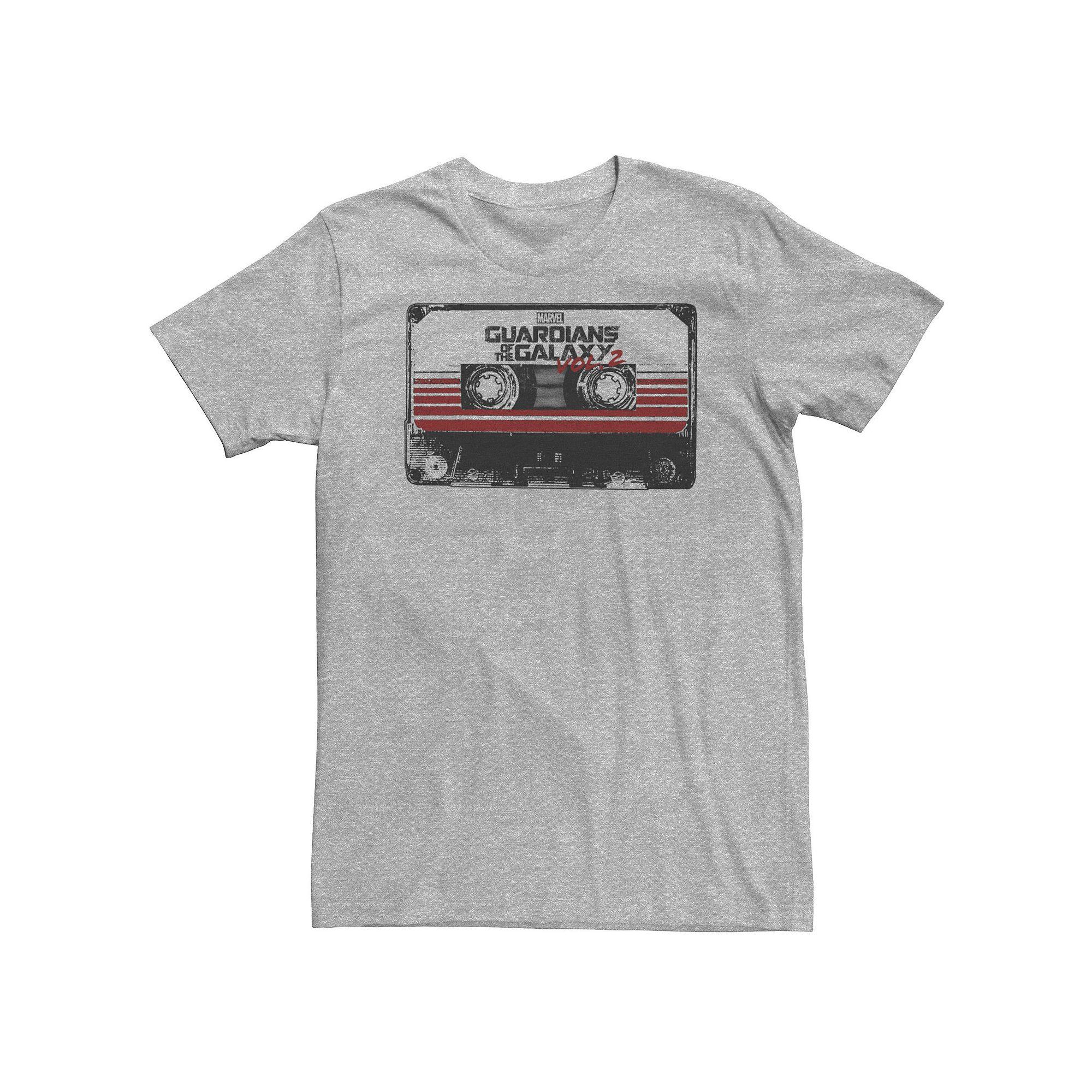 Big & Tall Marvel Guardians of the Galaxy Vol. 2 Cassette Tape Tee, Men's,  Product Image