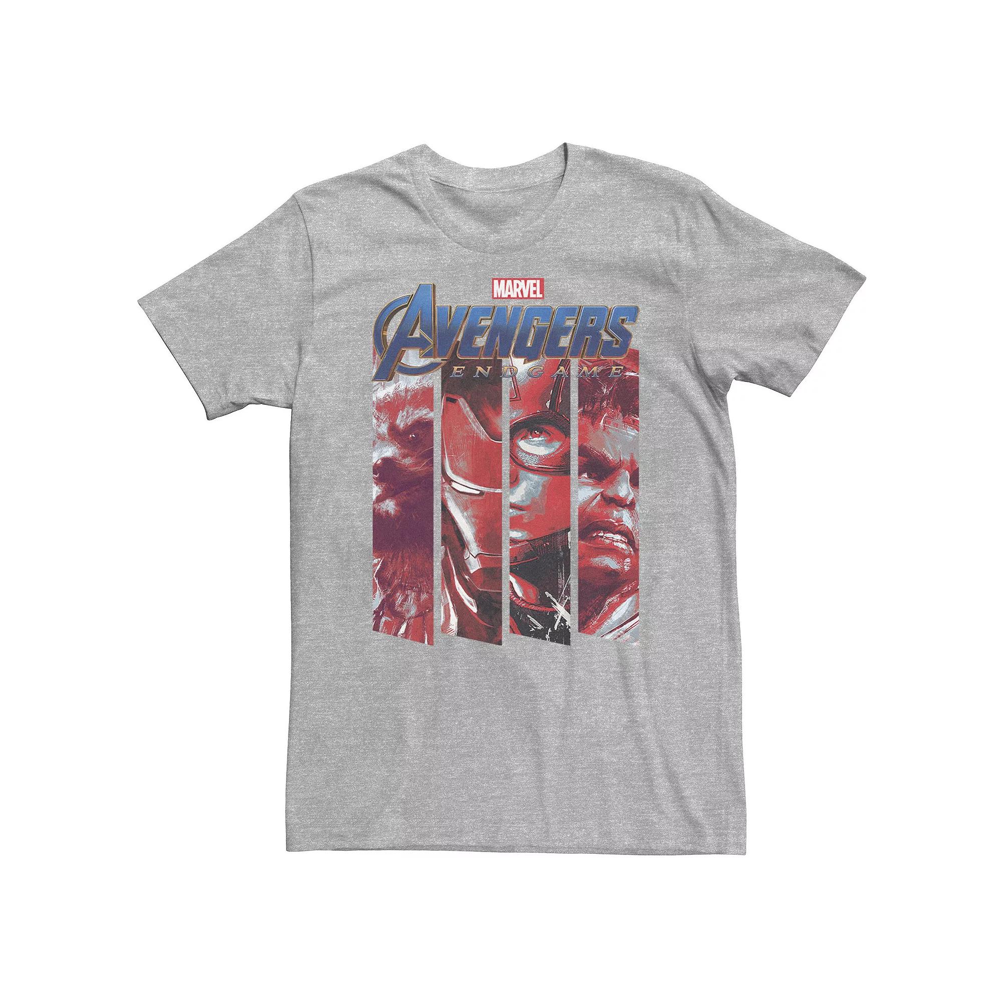 Big & Tall Marvel Avengers Endgame Red Tint Panels Tee, Men's,  Product Image