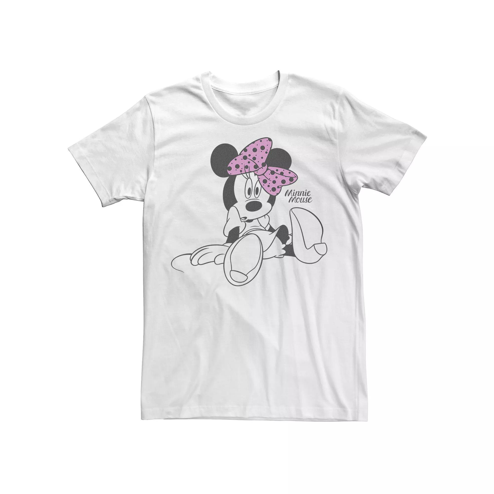 Disney's Minnie Mouse Shocked Juniors' Boyfriend Graphic Tee, Women's,  Product Image