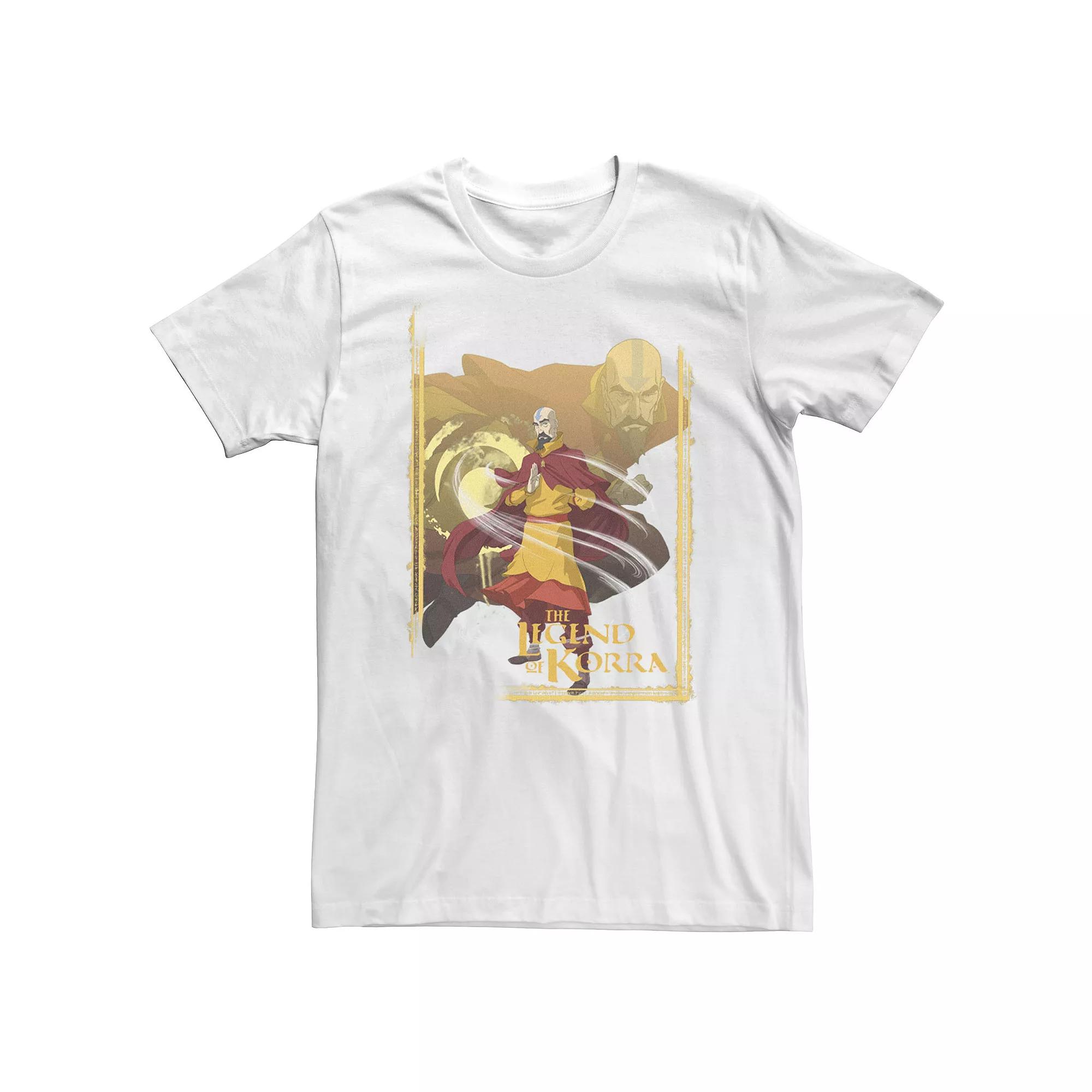 Big & Tall The Legend Of Korra Tenzin Collage Poster Tee, Men's,  Product Image